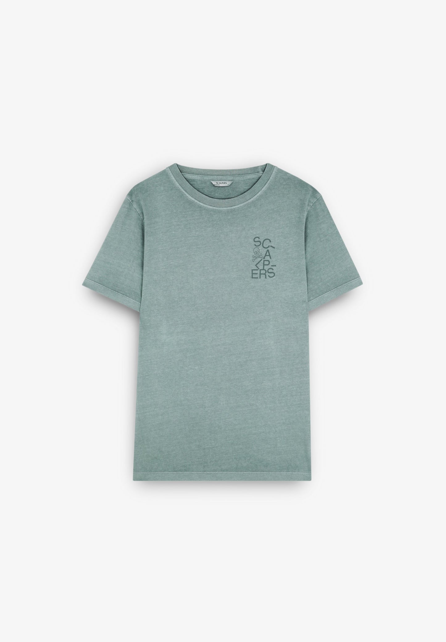 T-SHIRT WITH SKULL LOGO
