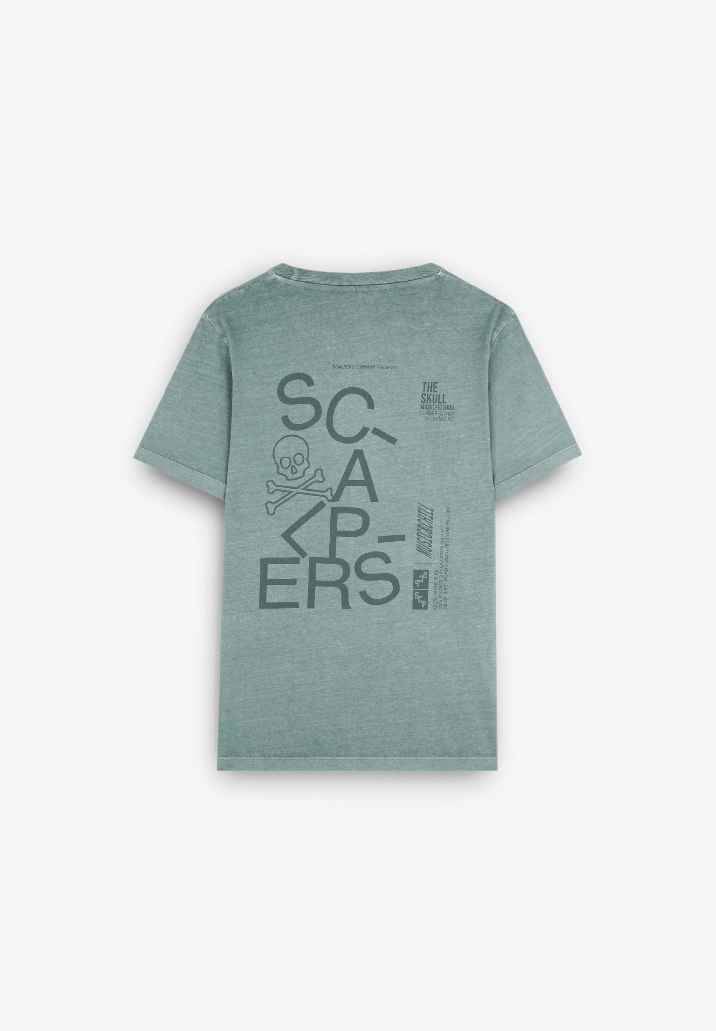 T-SHIRT WITH SKULL LOGO