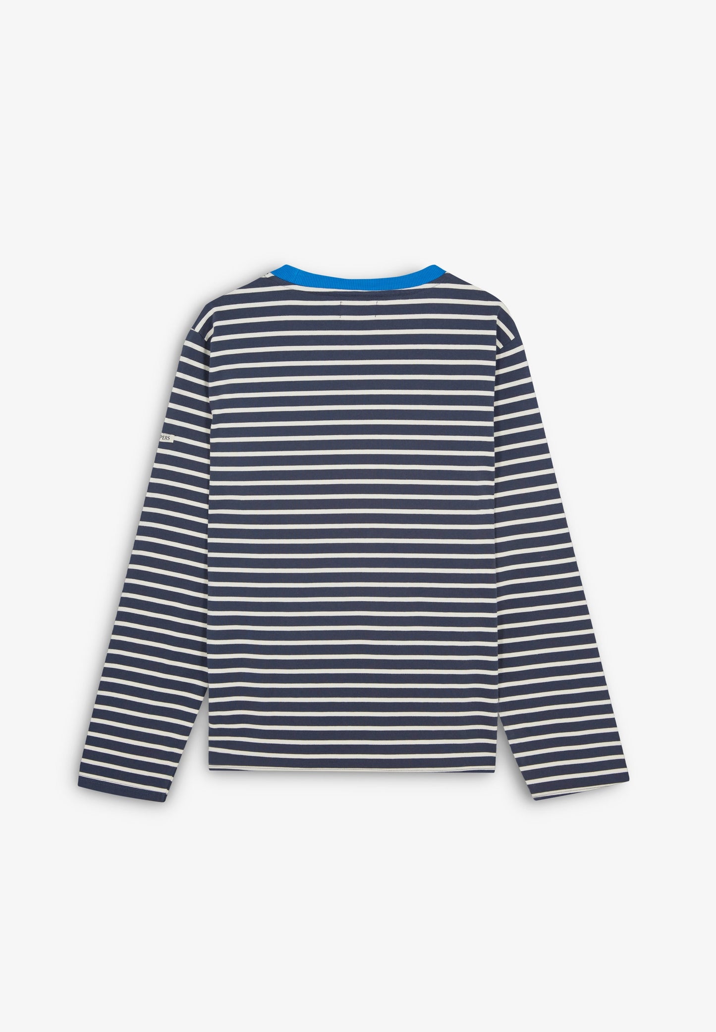 T-SHIRT À RAYURES COL CONTRASTANT