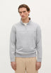 ZIP NECK SWEATSHIRT