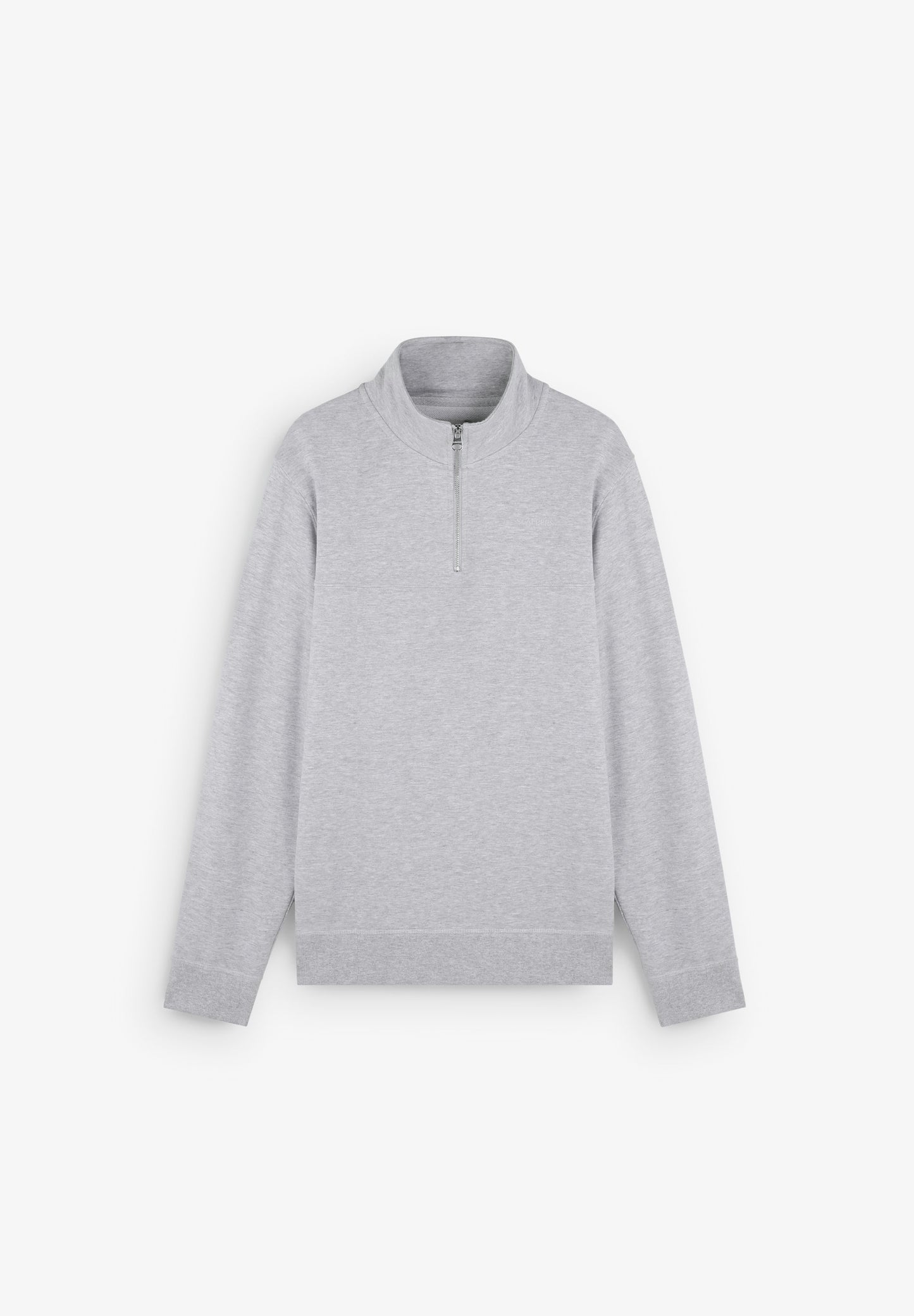 ZIP NECK SWEATSHIRT
