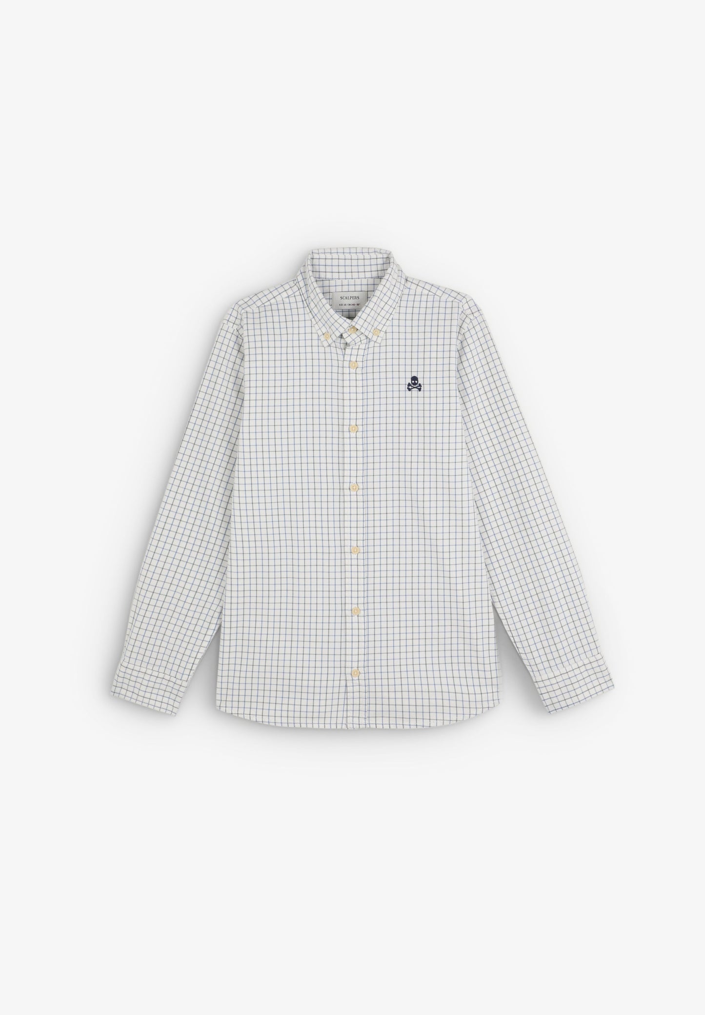 CHECK SHIRT WITH A BUTTON-DOWN COLLAR