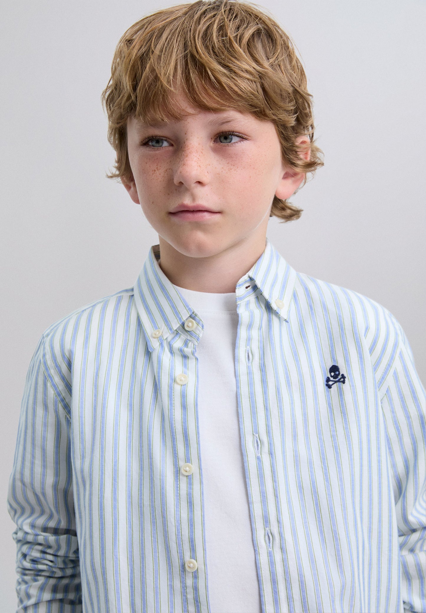 CHEMISE RAYURES LOGO