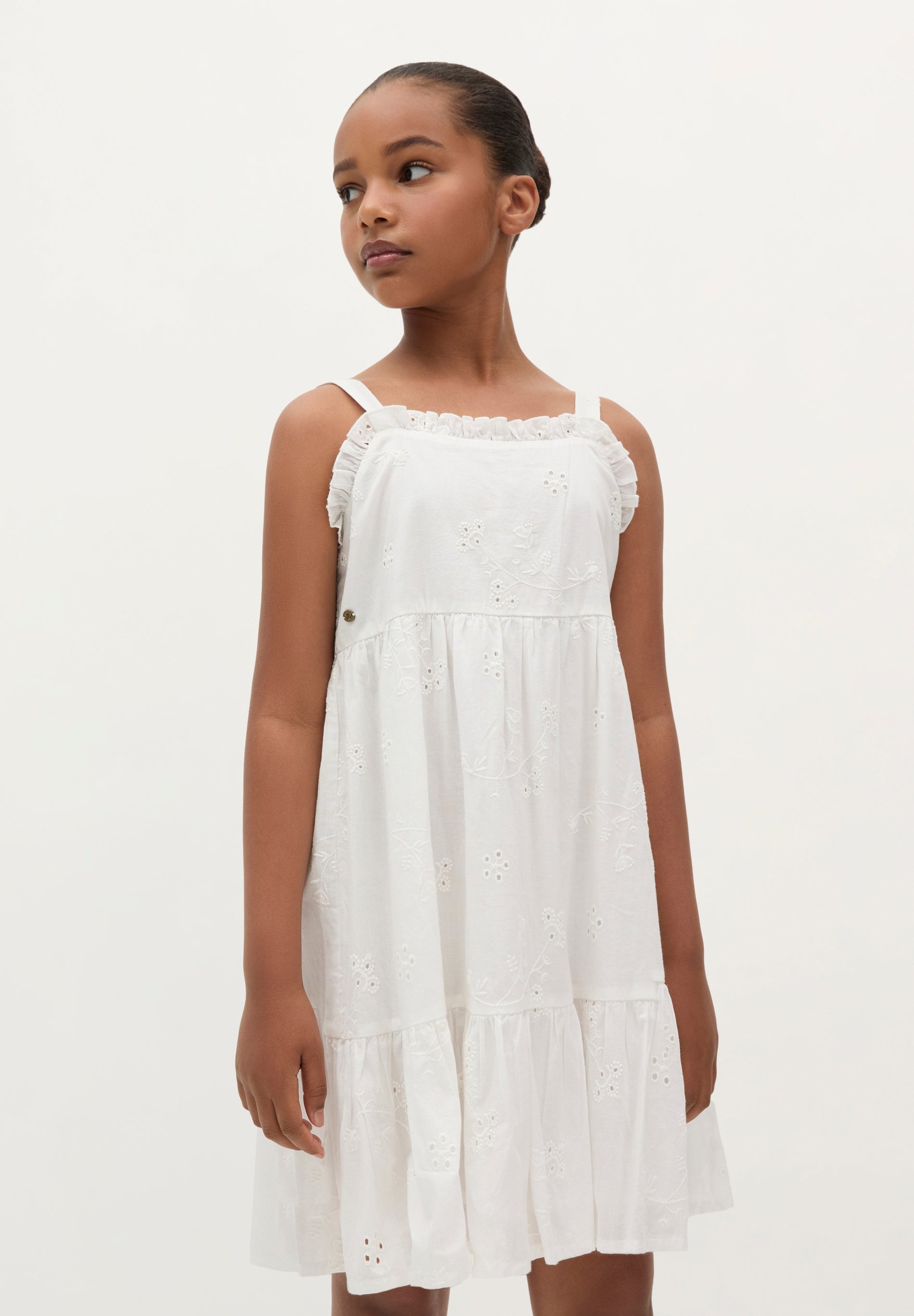 FLORAL EMBROIDERY DRESS