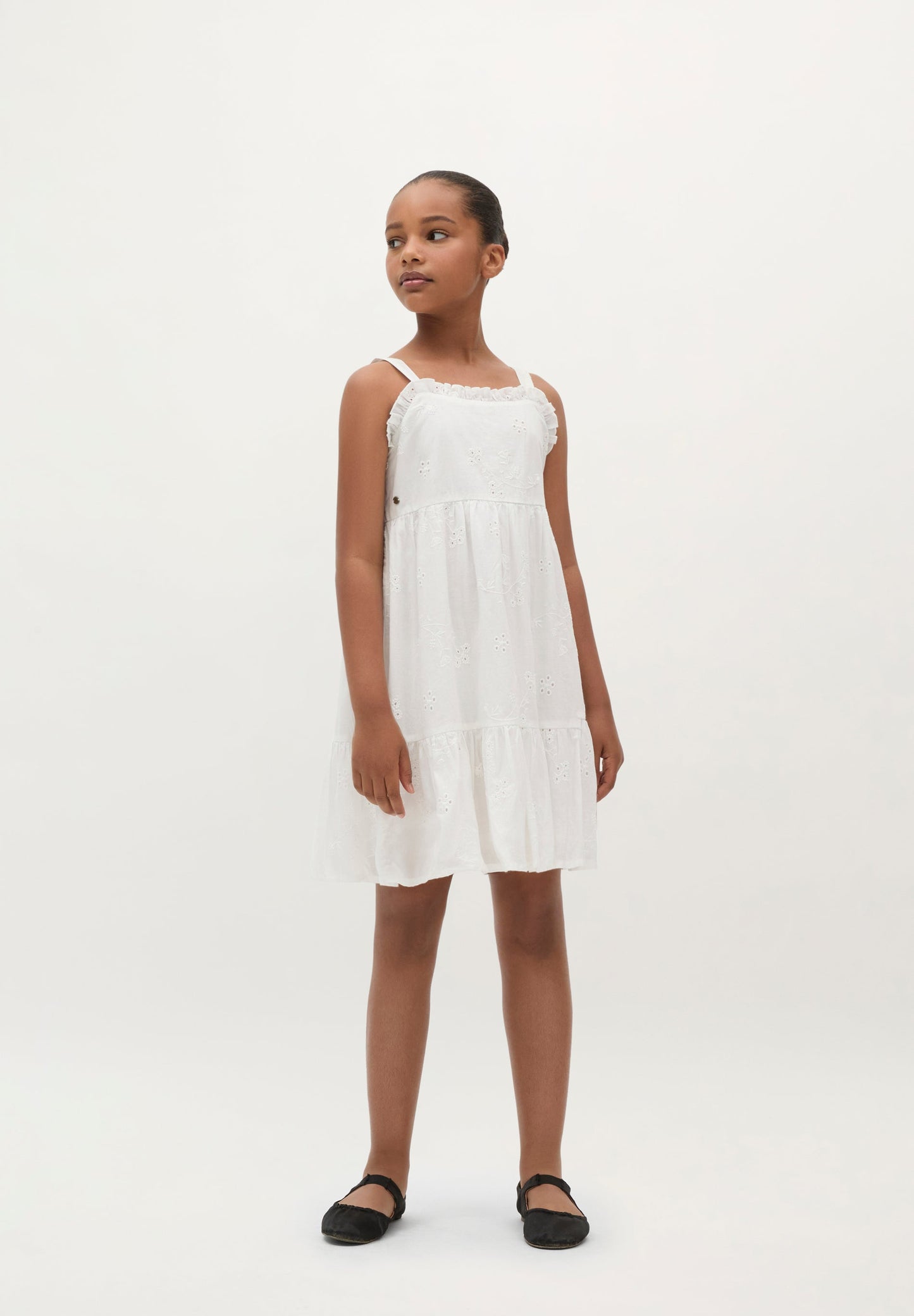 ROBE BRODÉE FLEURS