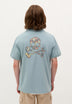POLO SHIRT WITH SKULL BACK PRINT
