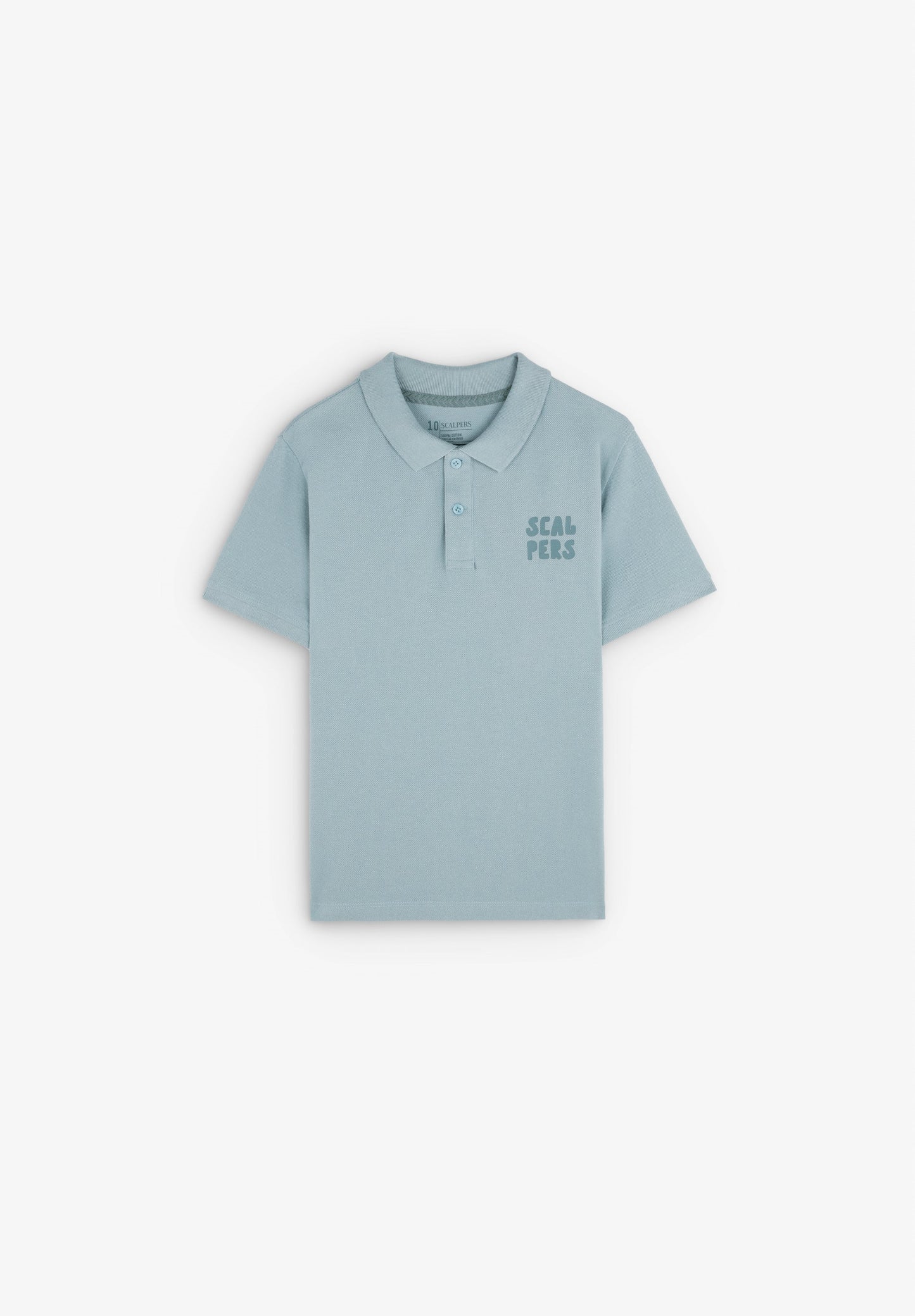 POLO SHIRT WITH SKULL BACK PRINT
