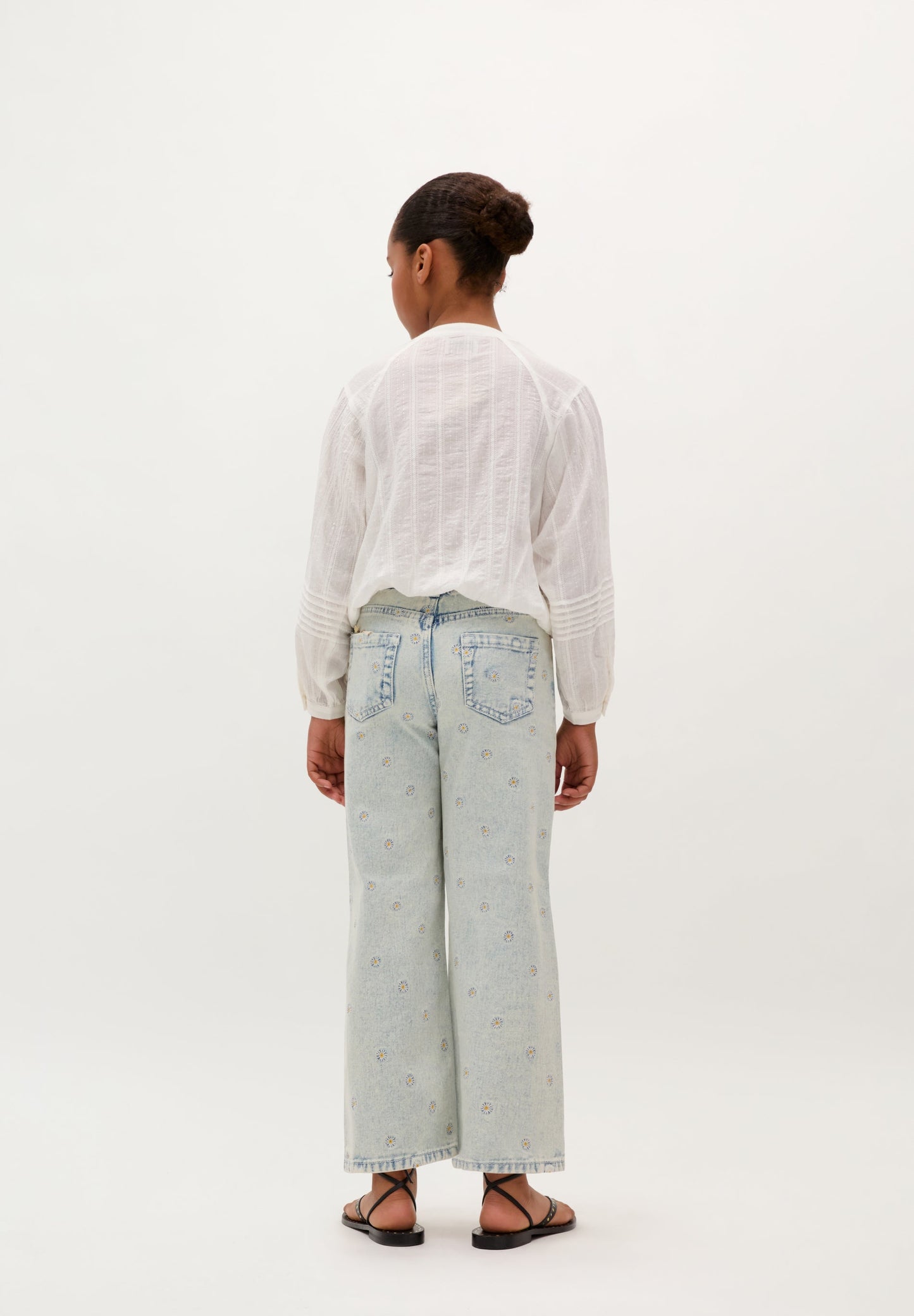 EMBROIDERED SUN JEANS