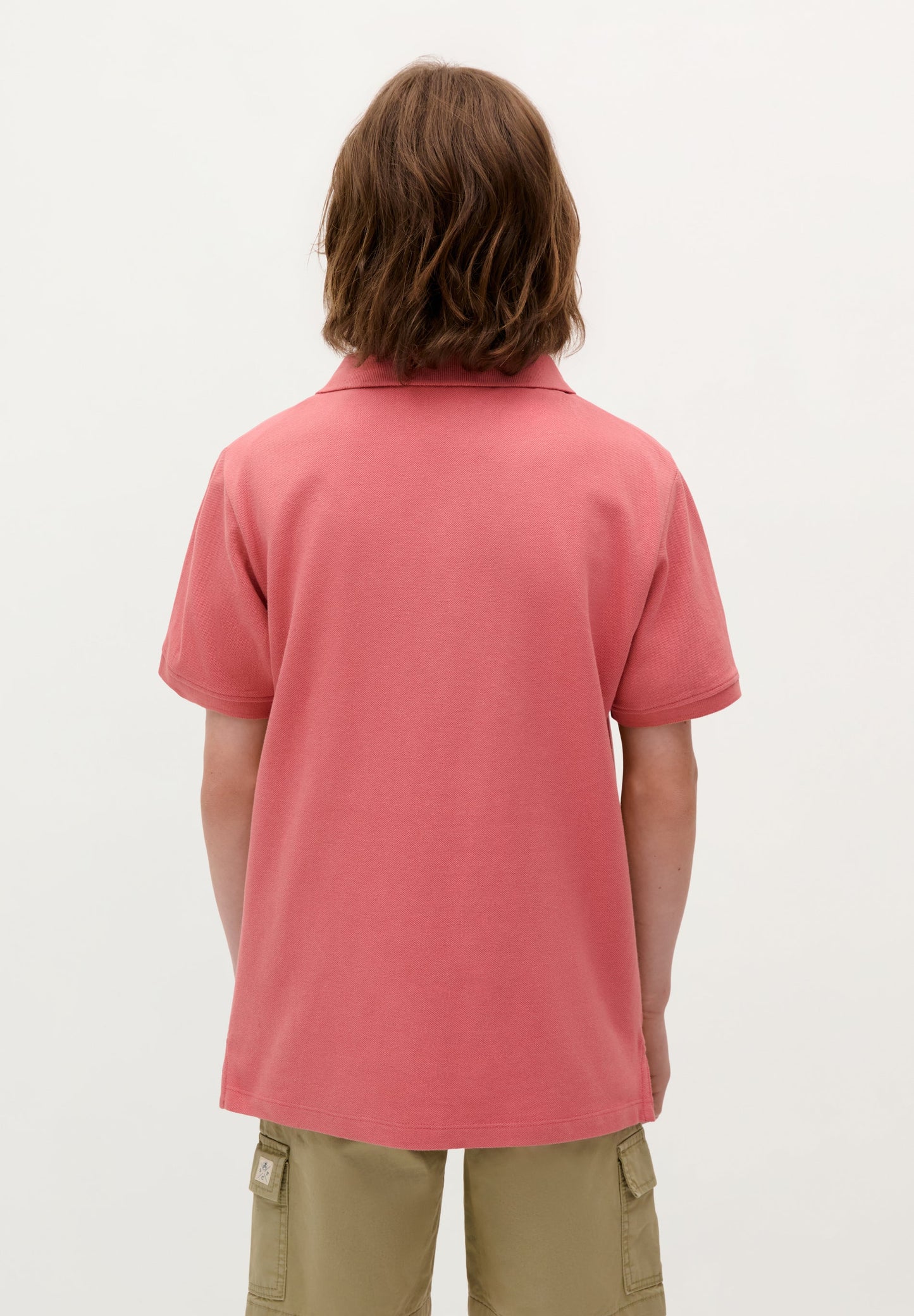 BASIC POLO SHIRT WITH SKULL DETAIL