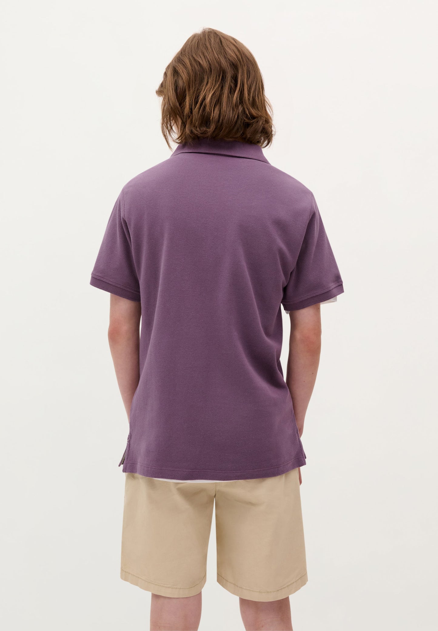 BASIC POLO SHIRT WITH SKULL DETAIL