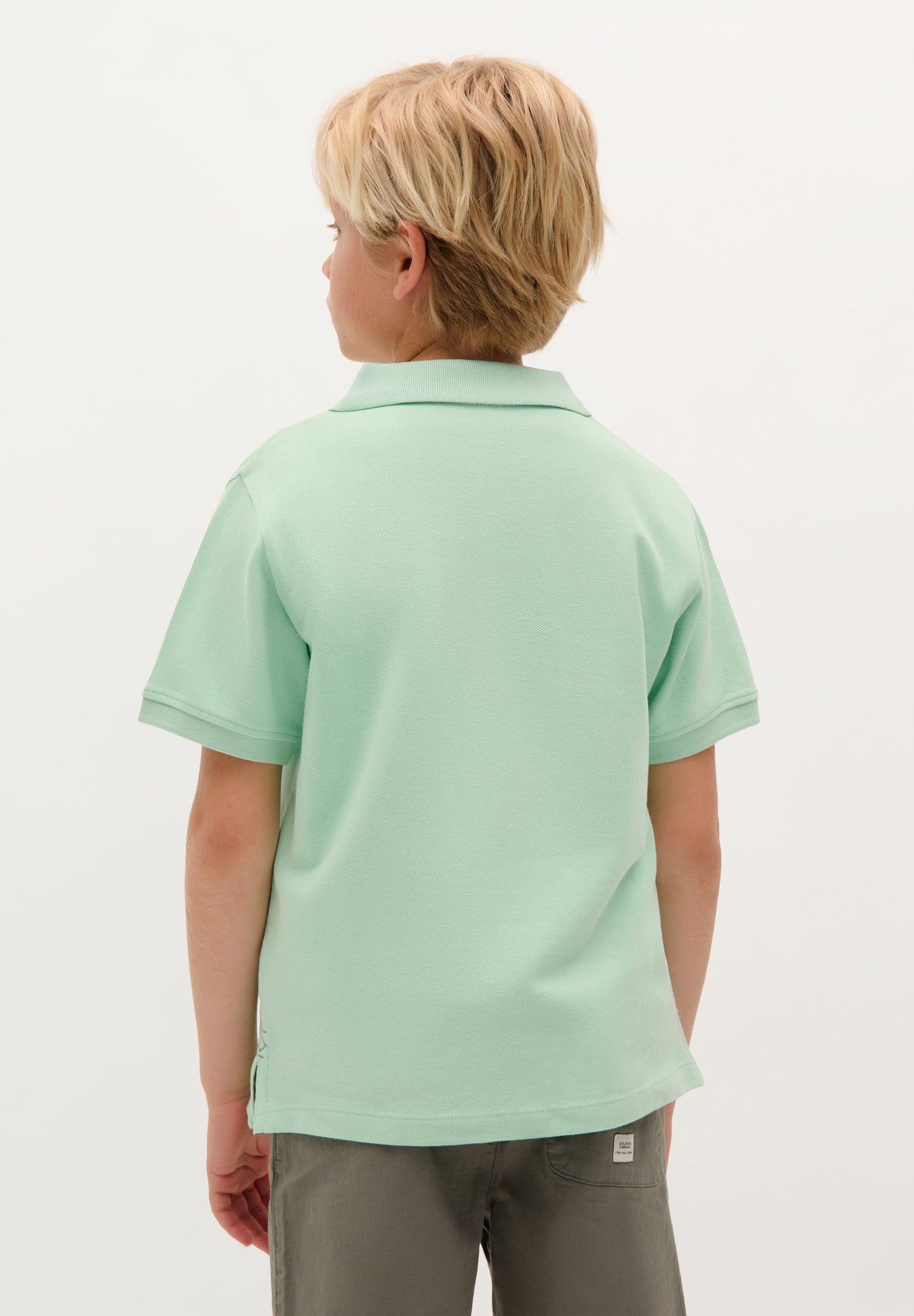 BASIC POLO SHIRT WITH SKULL DETAIL