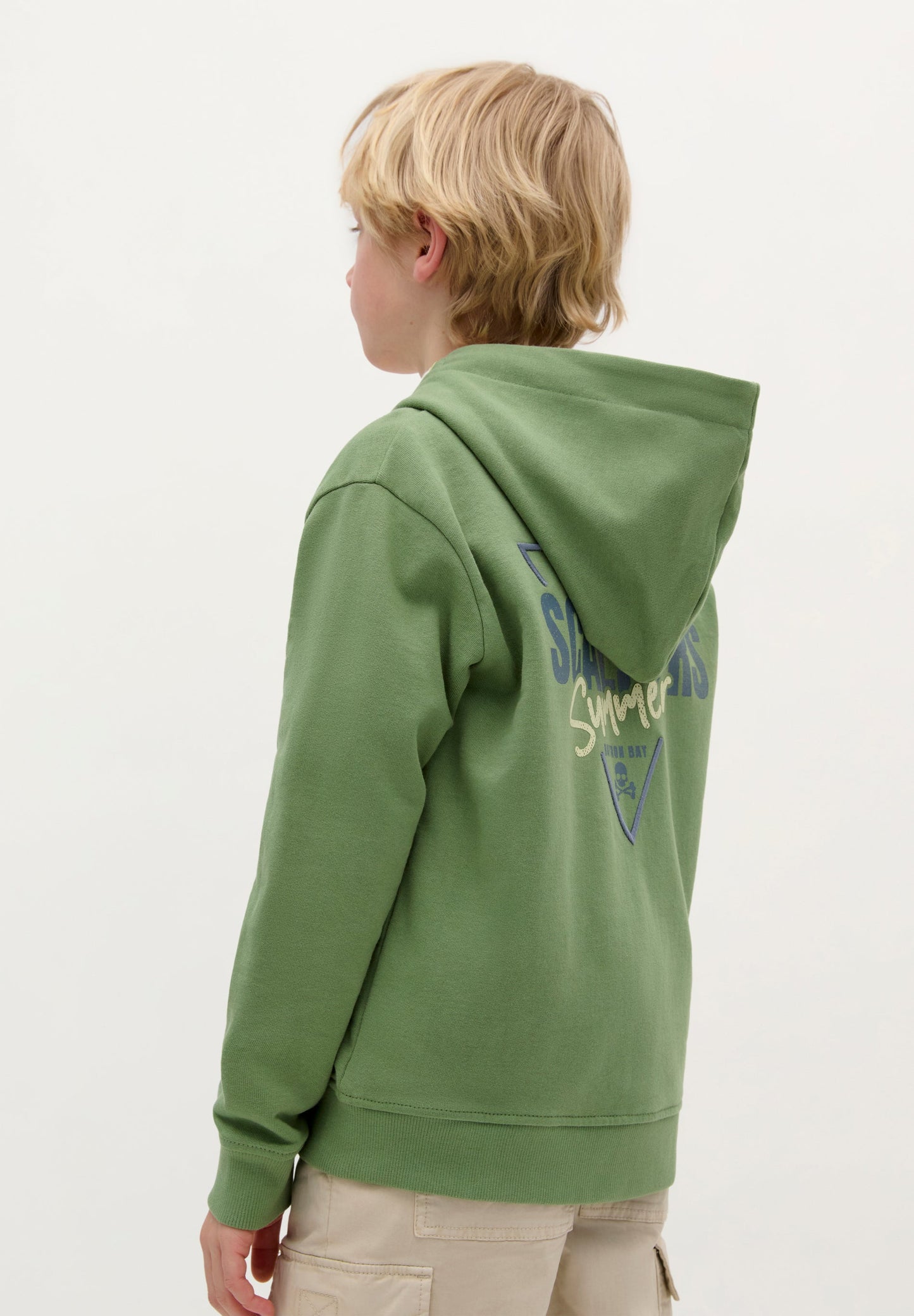 PRINTED HOODIE WITH ZIP