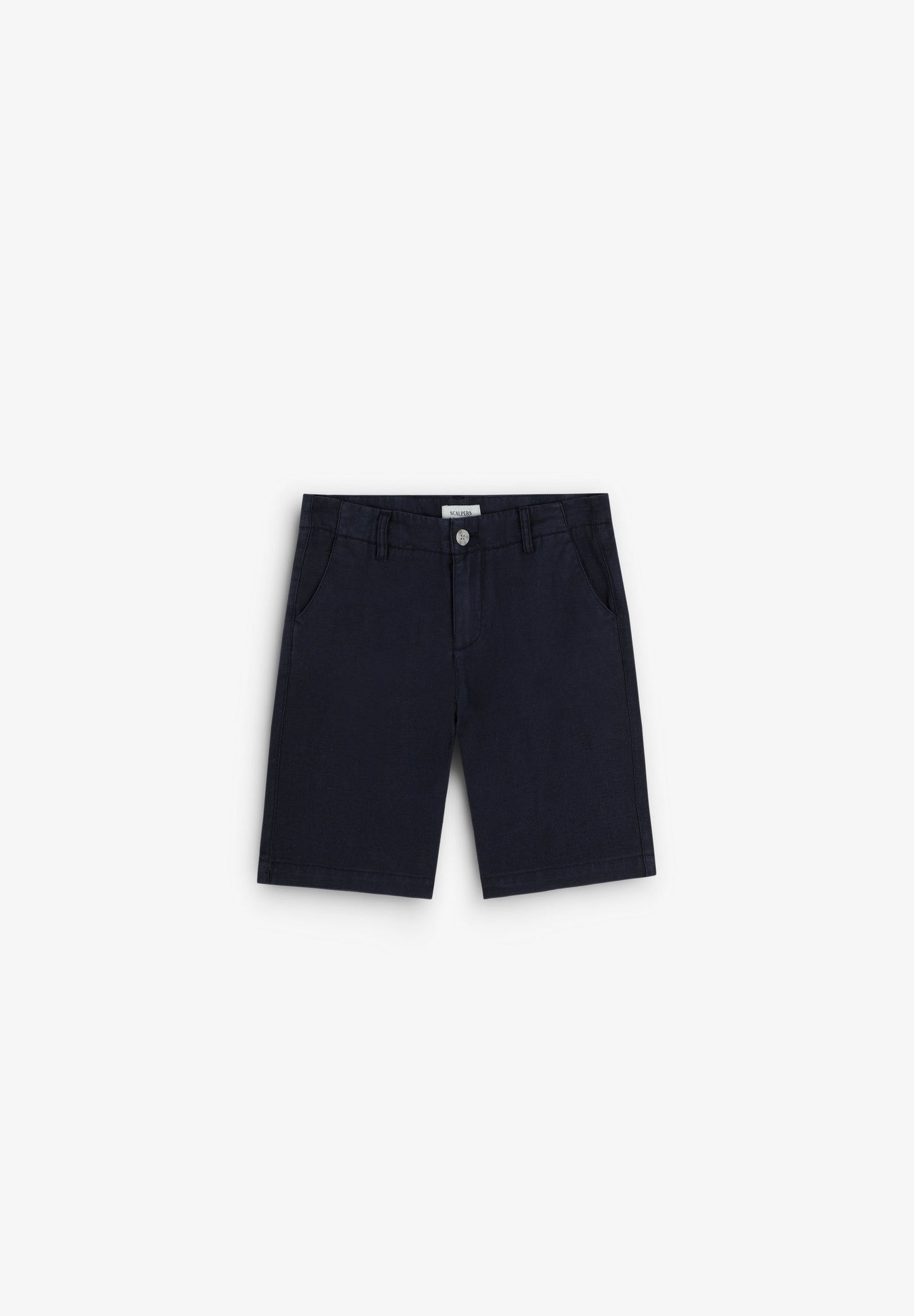 LINEN BERMUDA SHORTS