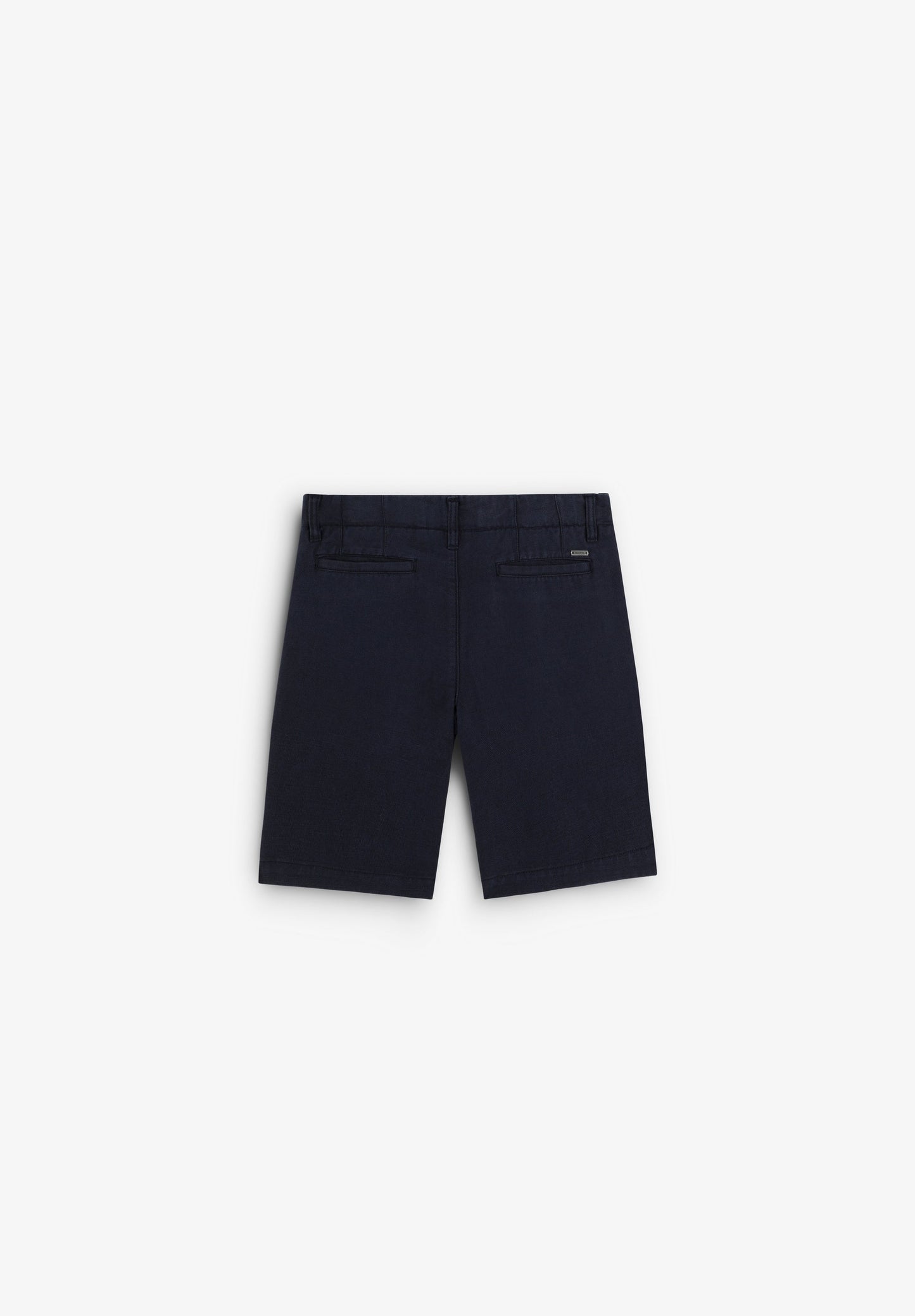 LINEN BERMUDA SHORTS