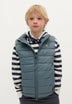 PUFFER VEST WITH SKULL