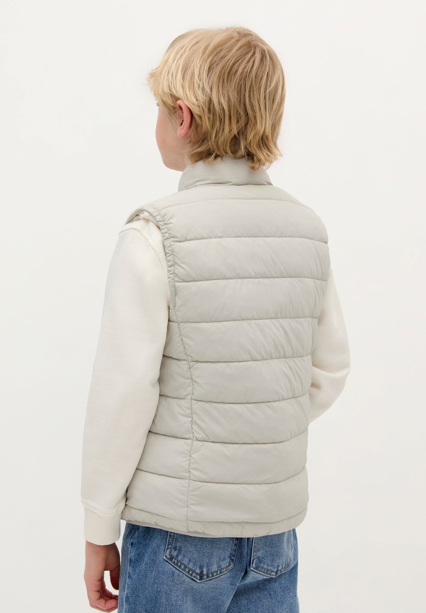 PUFFER VEST WITH SKULL