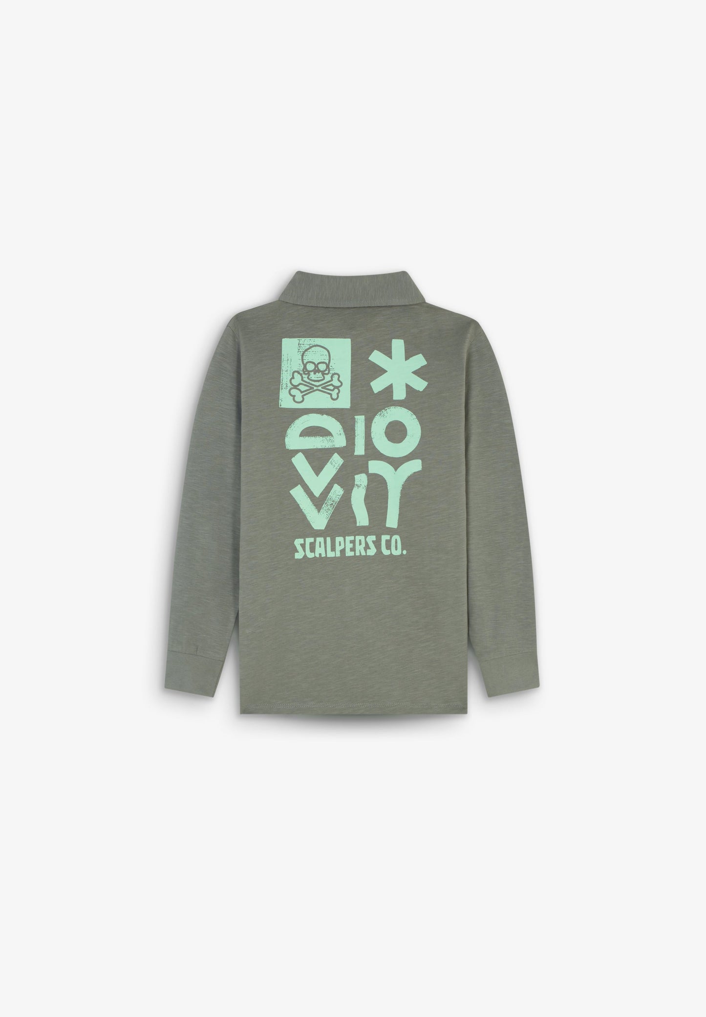 LONG SLEEVE PRINT POLO