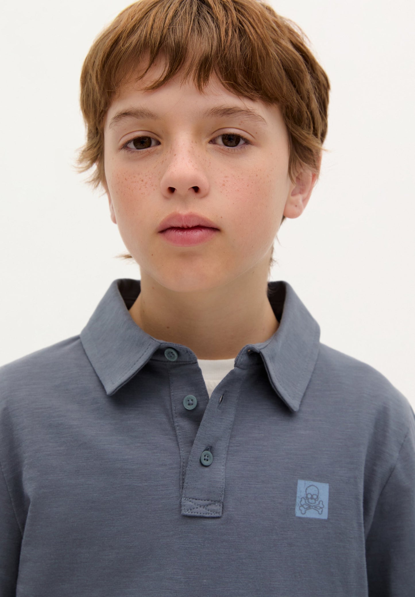 LONG SLEEVE PRINT POLO