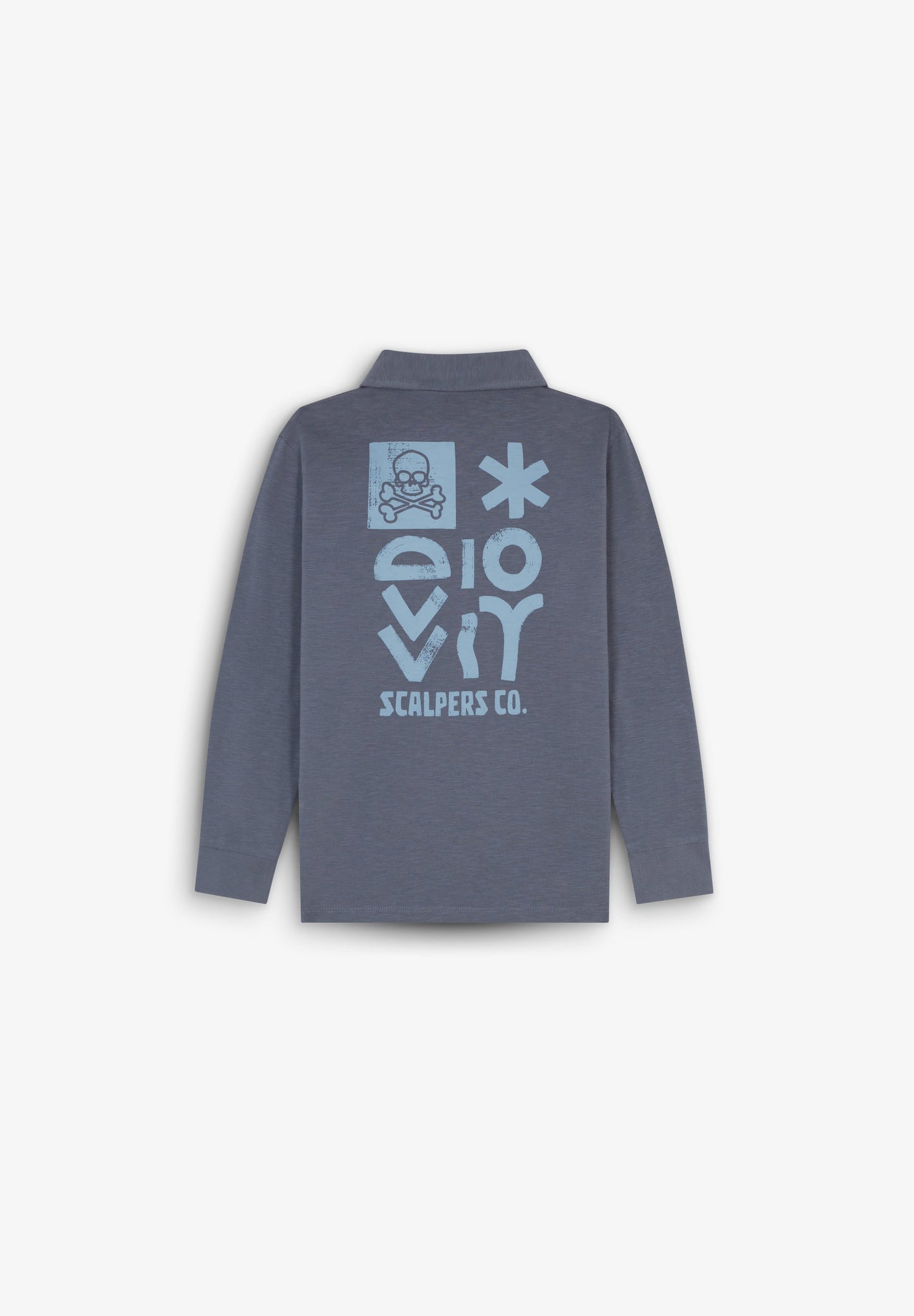LONG SLEEVE PRINT POLO