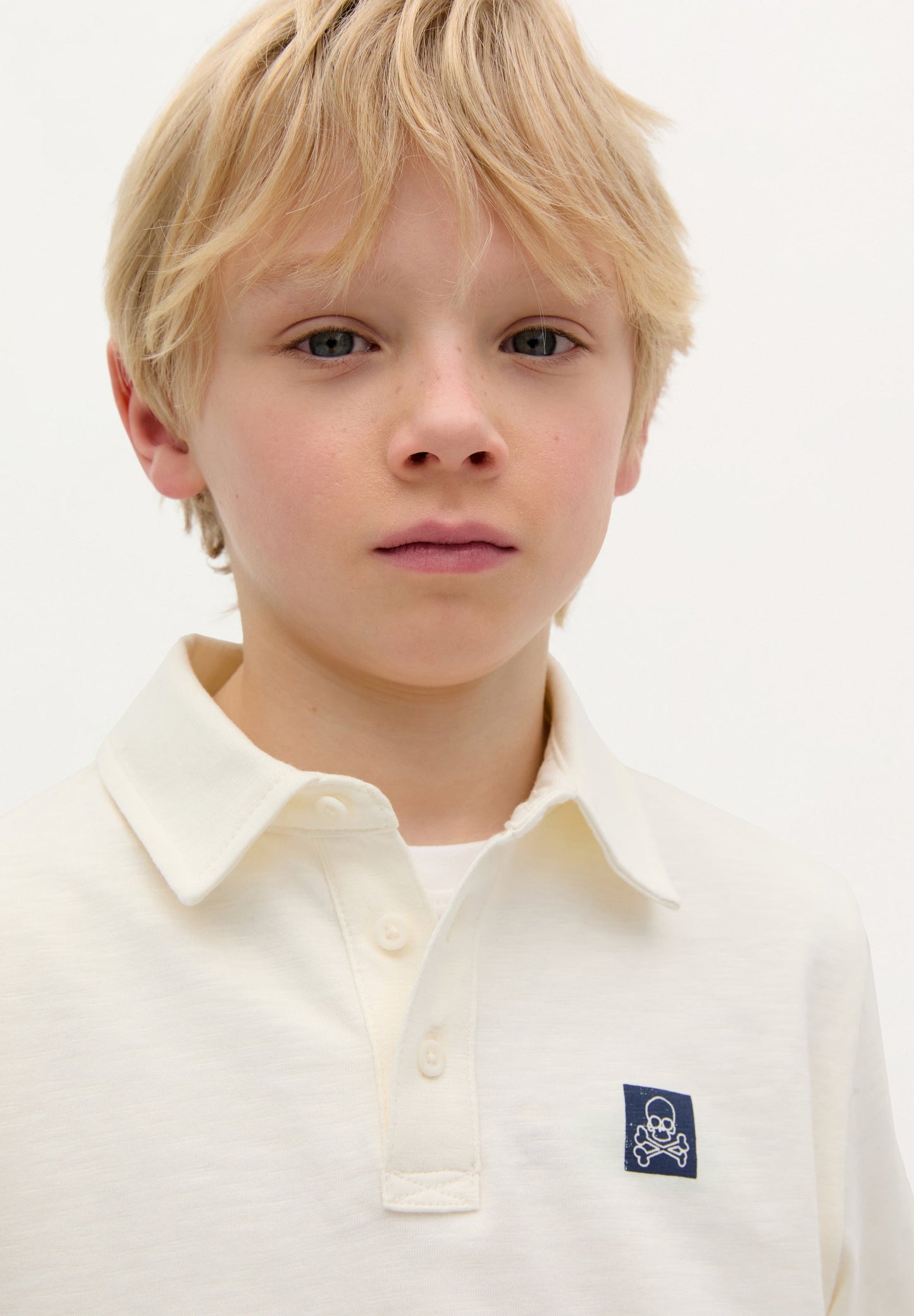 LONG SLEEVE PRINT POLO