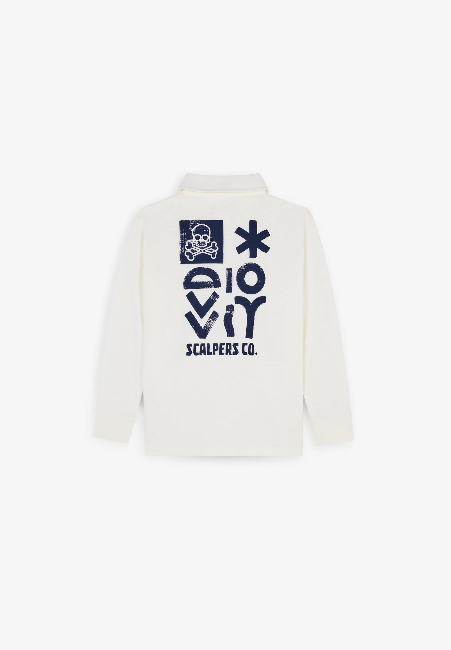 LONG SLEEVE PRINT POLO