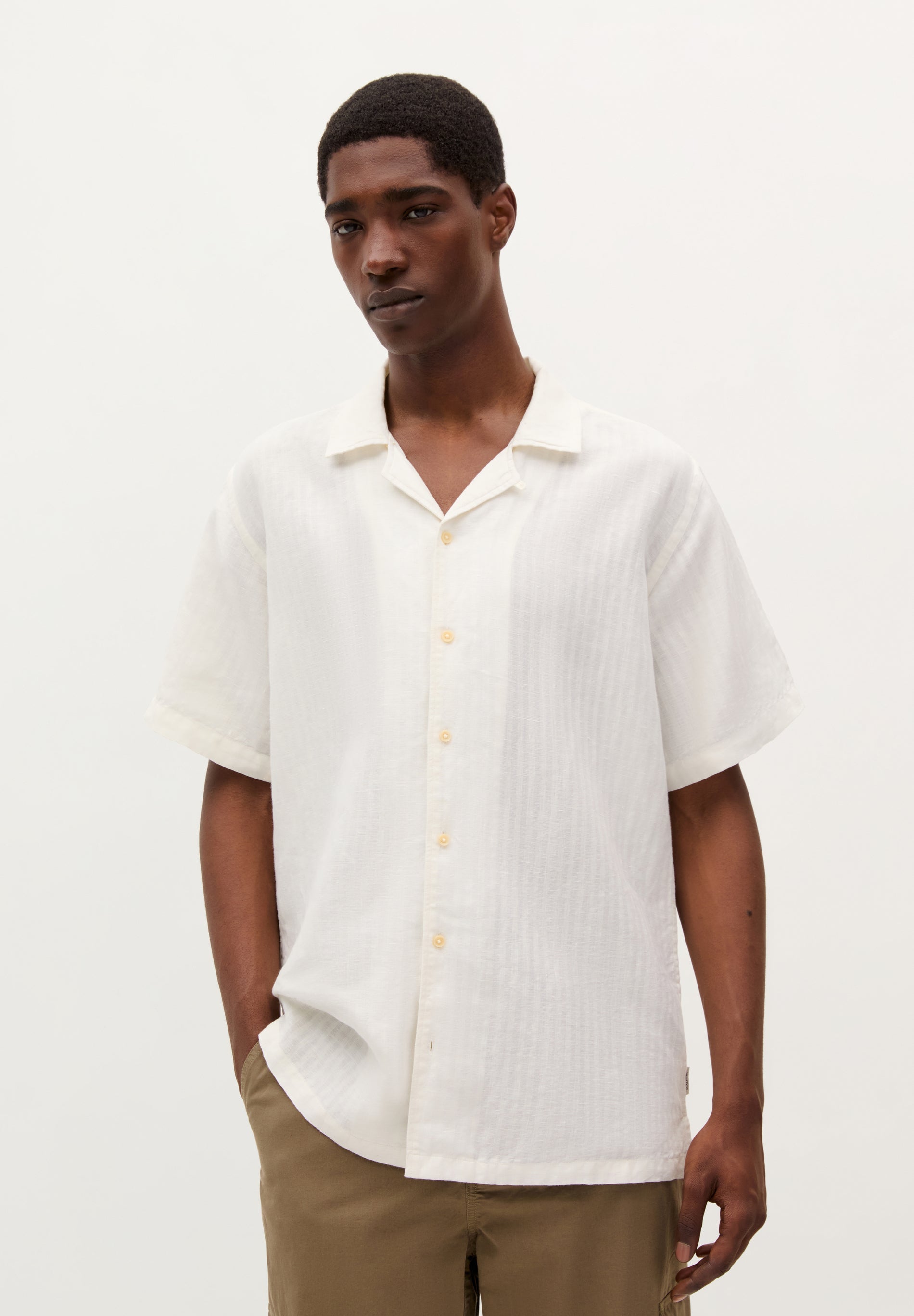 SCDOBBY LINEN RESORT SHIRT
