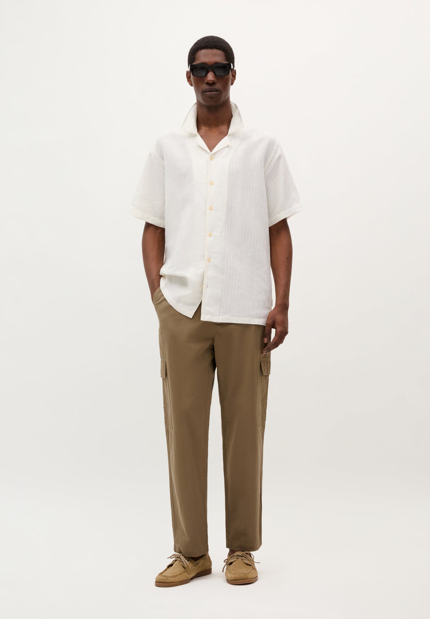 SCDOBBY LINEN RESORT SHIRT
