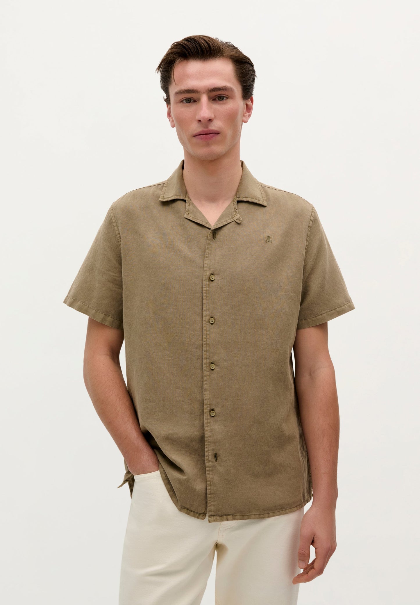 SHORT SLEEVE LINEN SHIRT