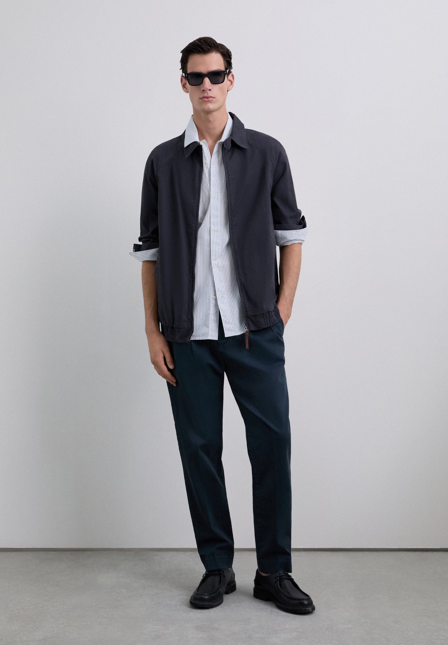 CHEMISE RAYÉE COUPE DROITE