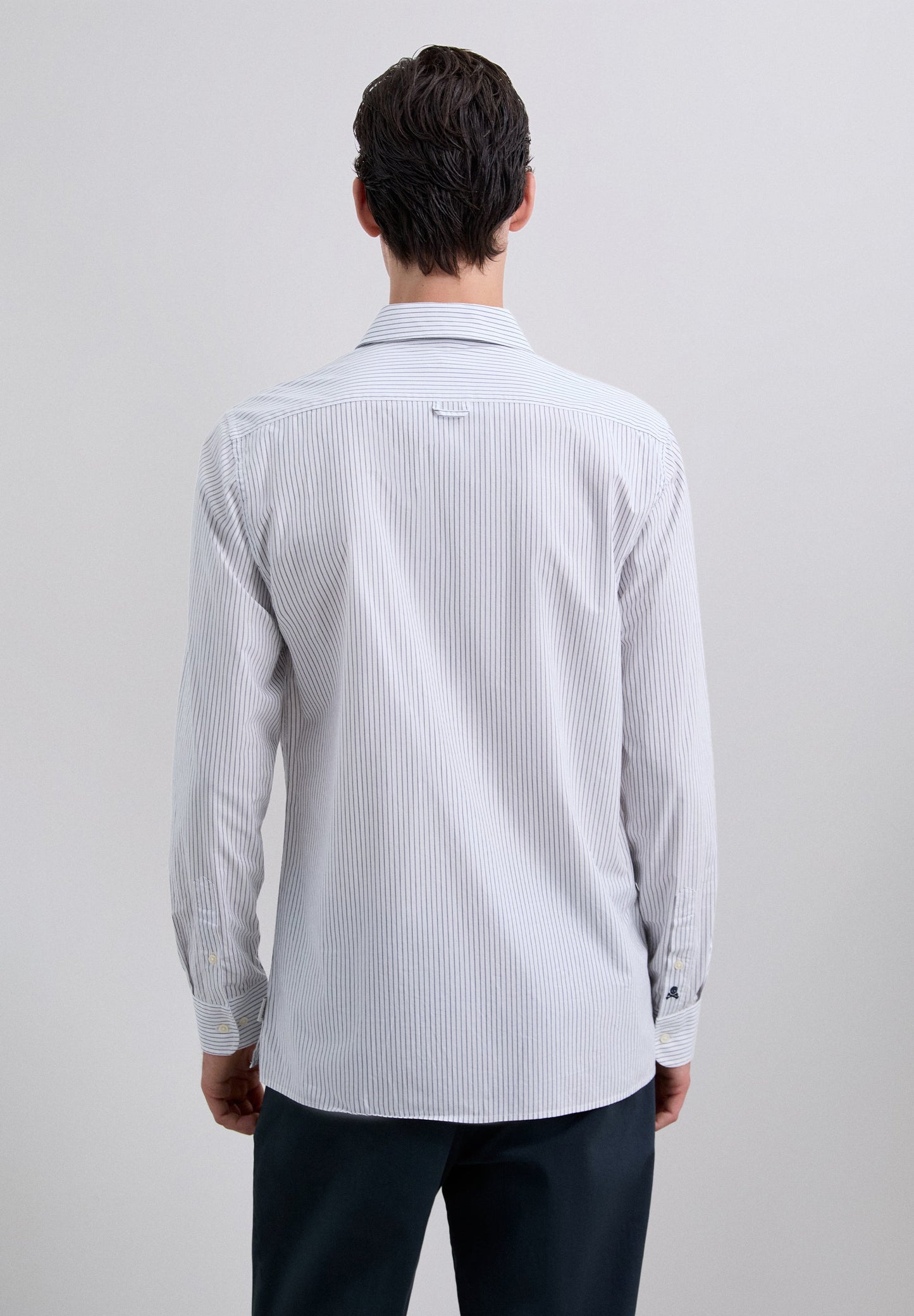CHEMISE RAYÉE COUPE DROITE