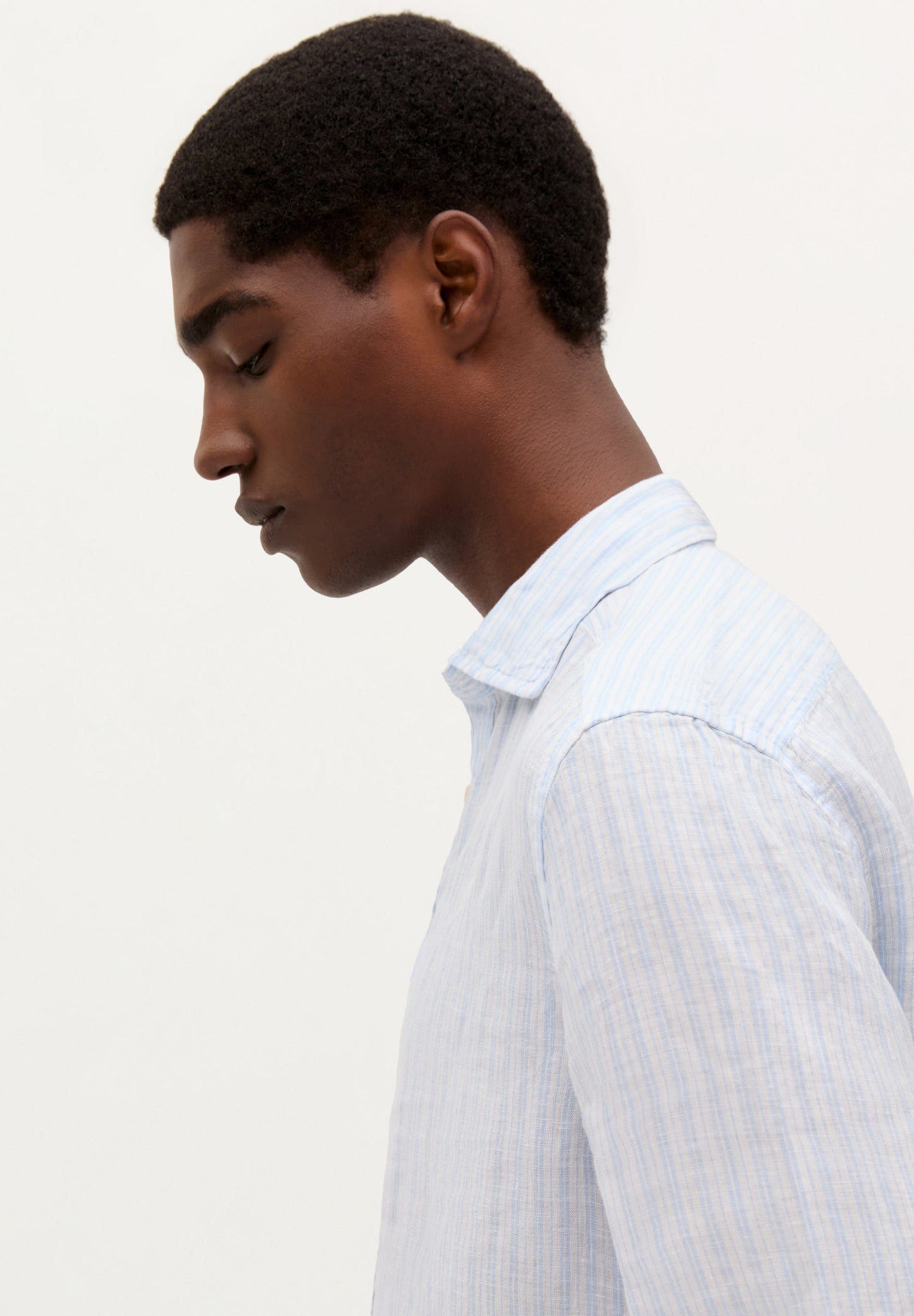 STRIPED 100% LINEN SHIRT