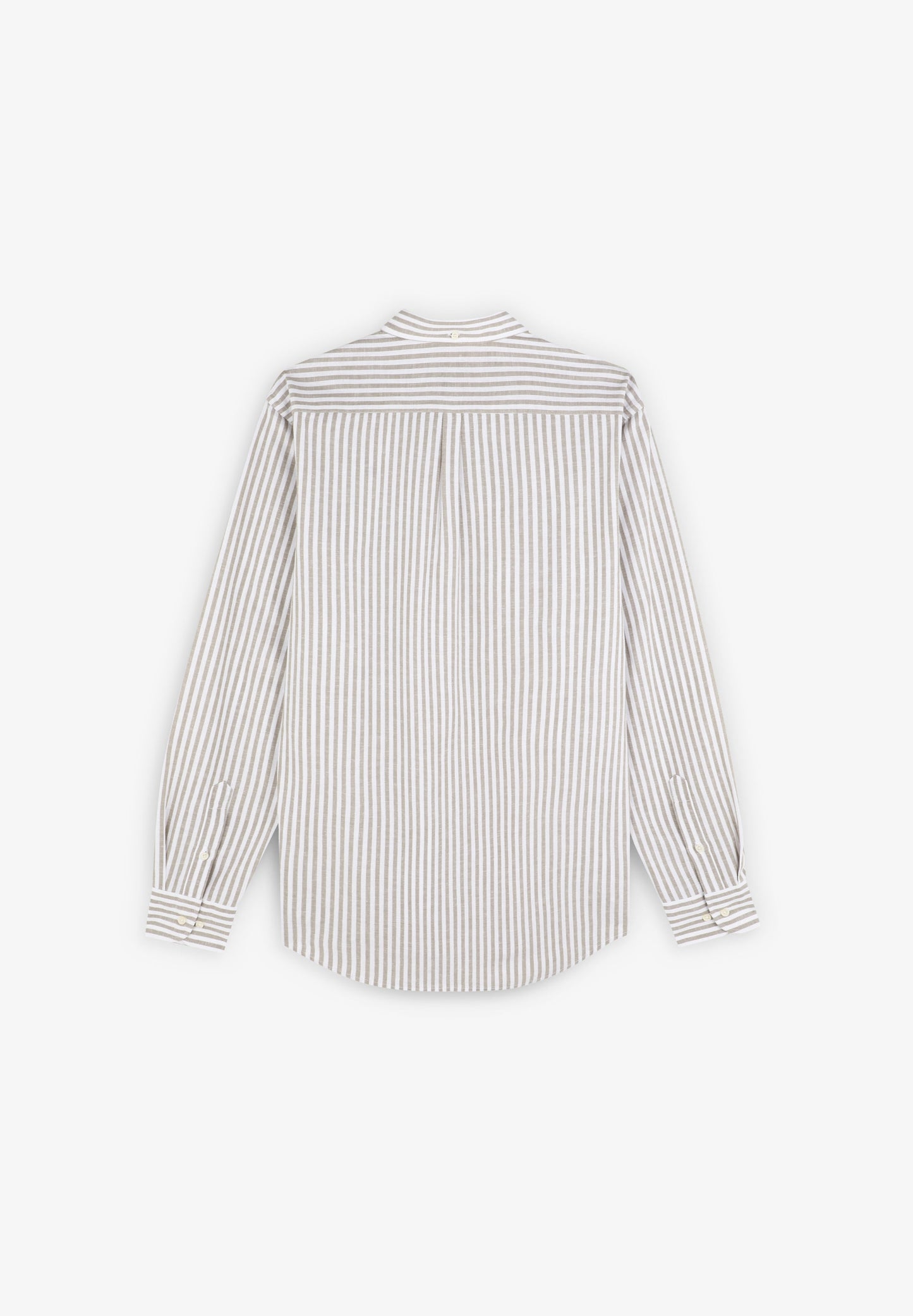 STRIPE SHIRT WITH BUTTON-DOWN COLLAR
