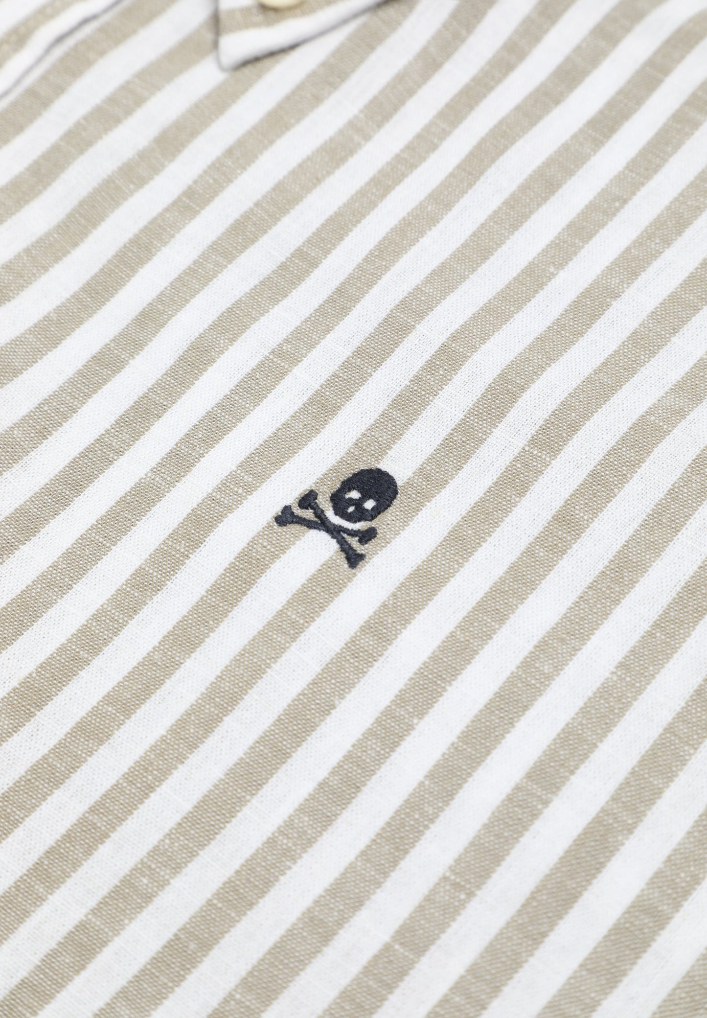 STRIPE SHIRT WITH BUTTON-DOWN COLLAR