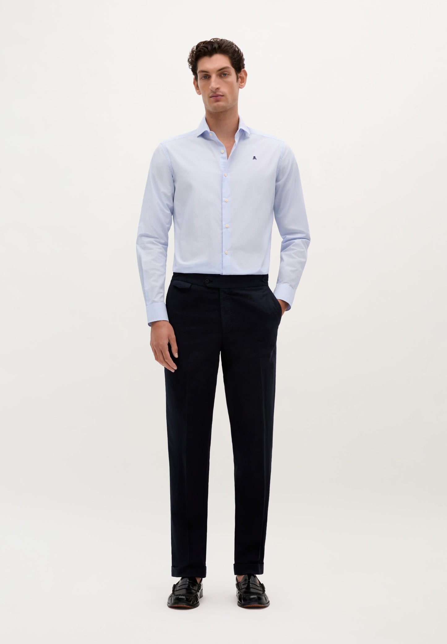 KLASSIEK GERUIT OVERHEMD