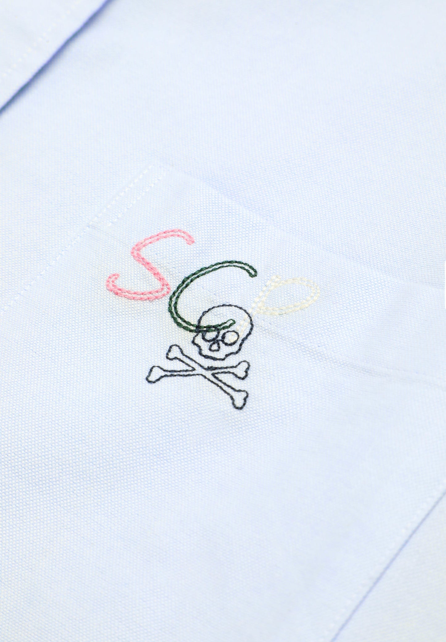 OXFORD SHIRT WITH EMBROIDERED POCKET