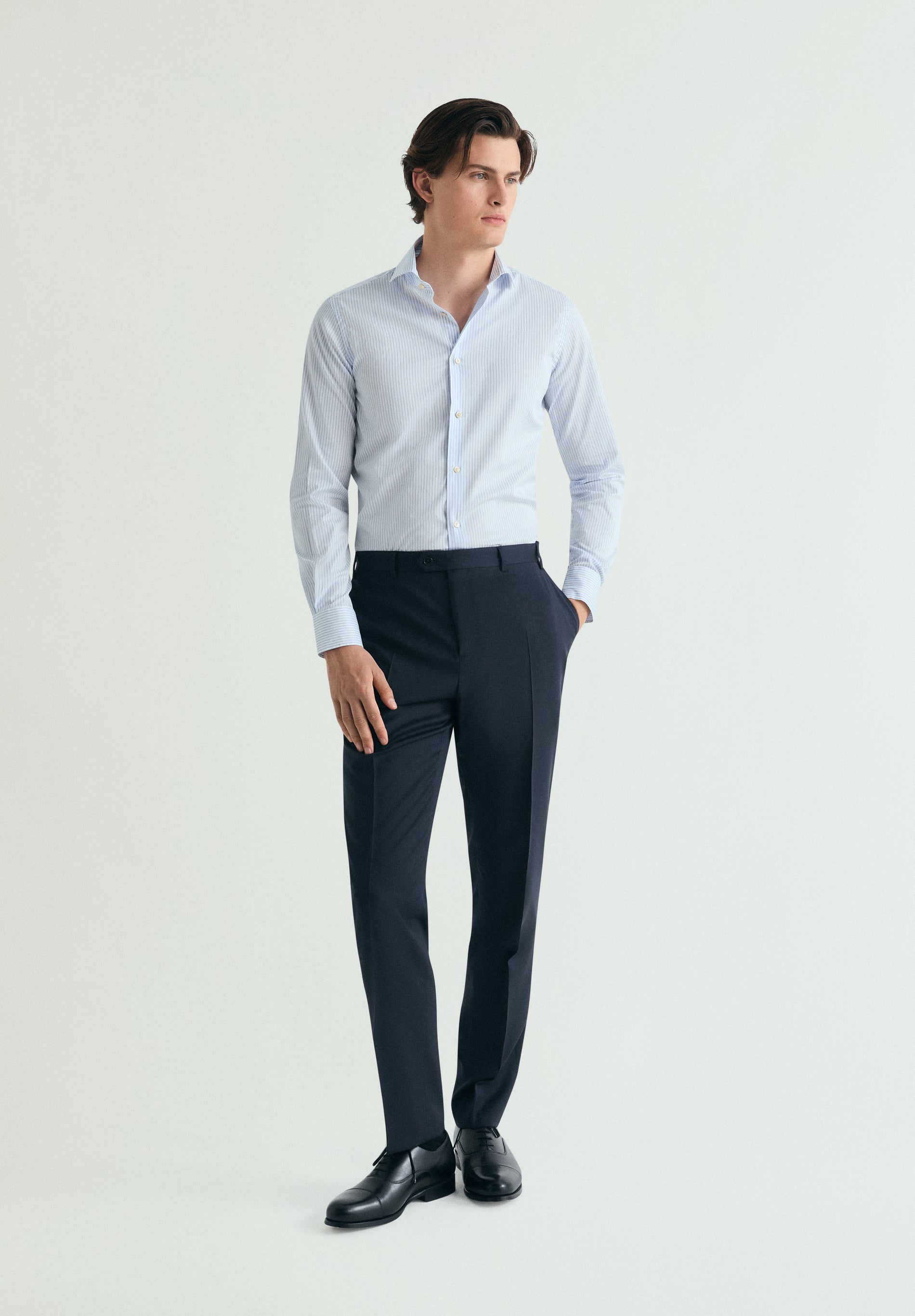 CAMICIA PREMIUM A MICRO RIGHE