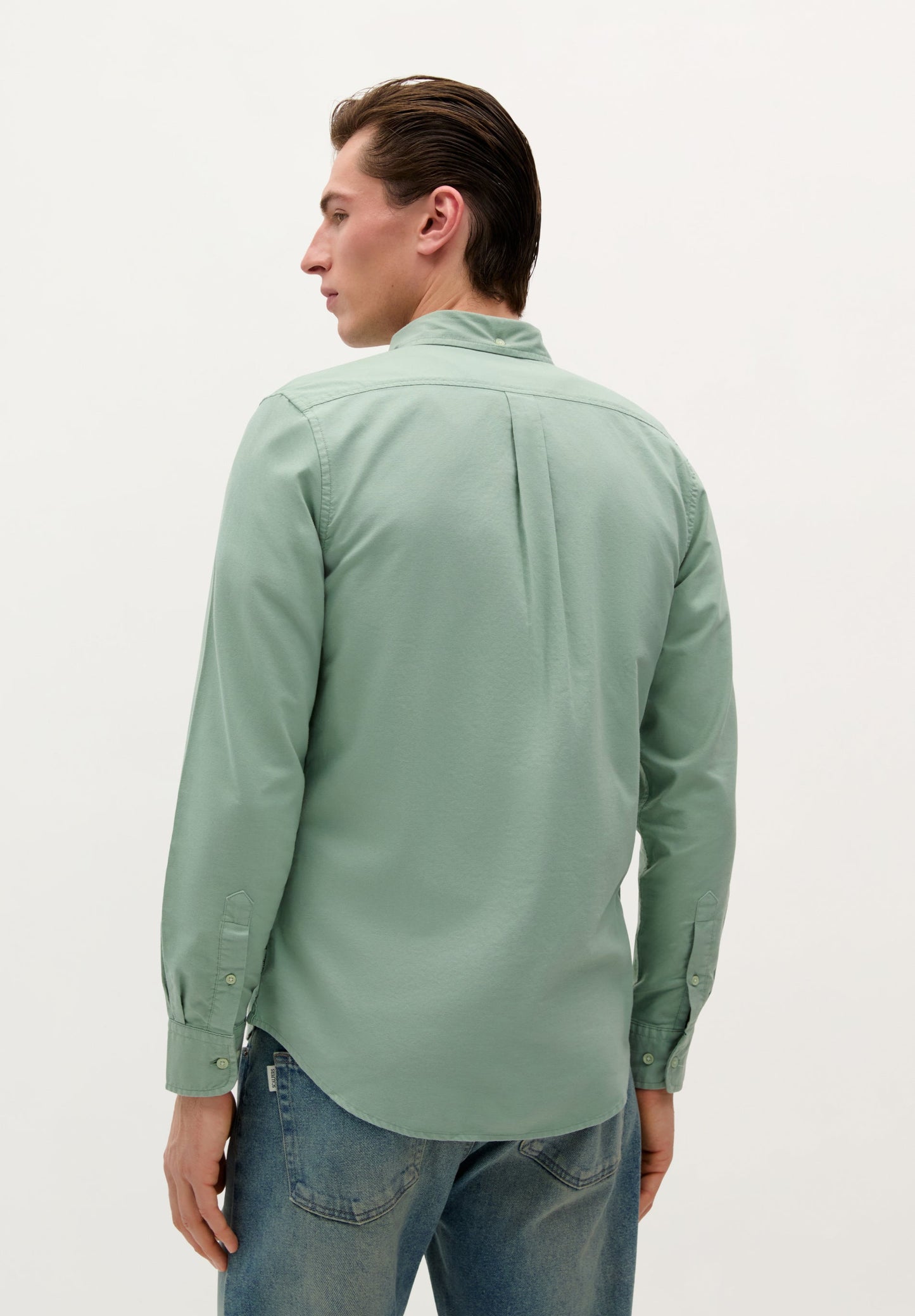 BUTTON COLLAR SKULL SHIRT