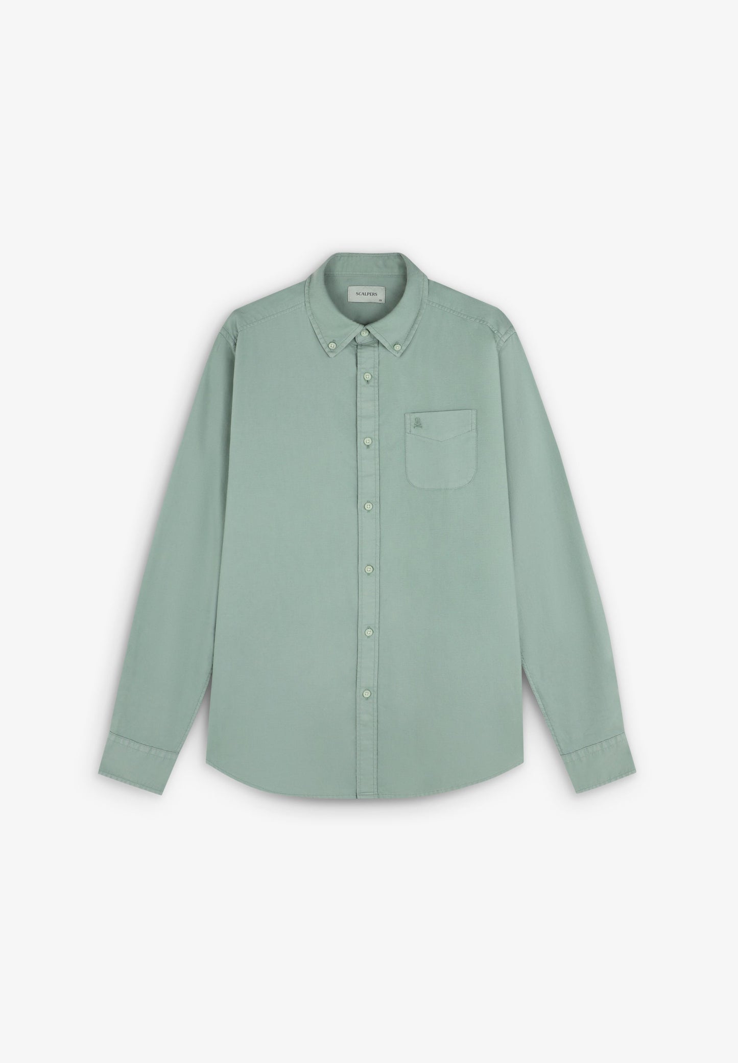 BUTTON COLLAR SKULL SHIRT