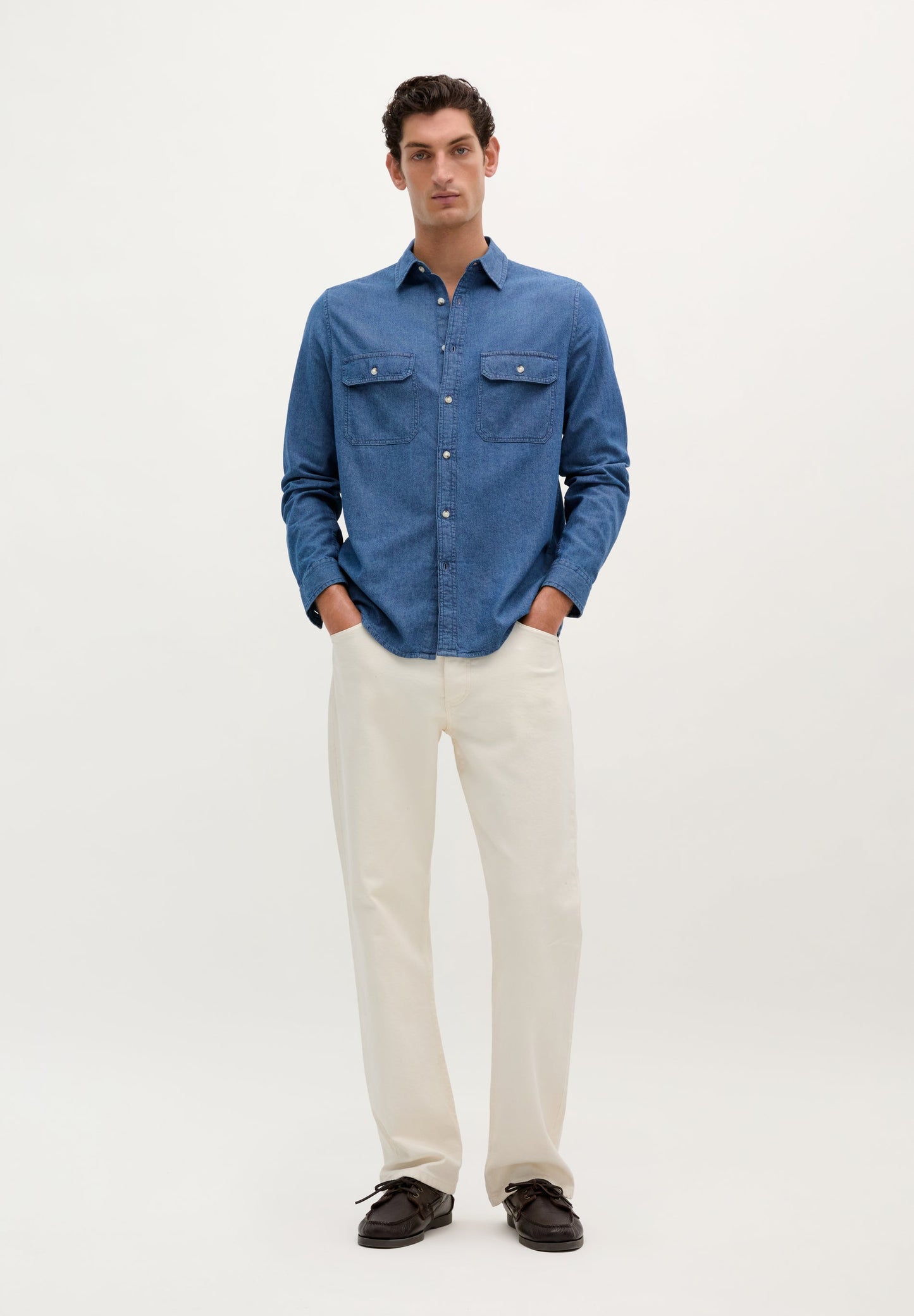 CHEMISE POCHES DENIM