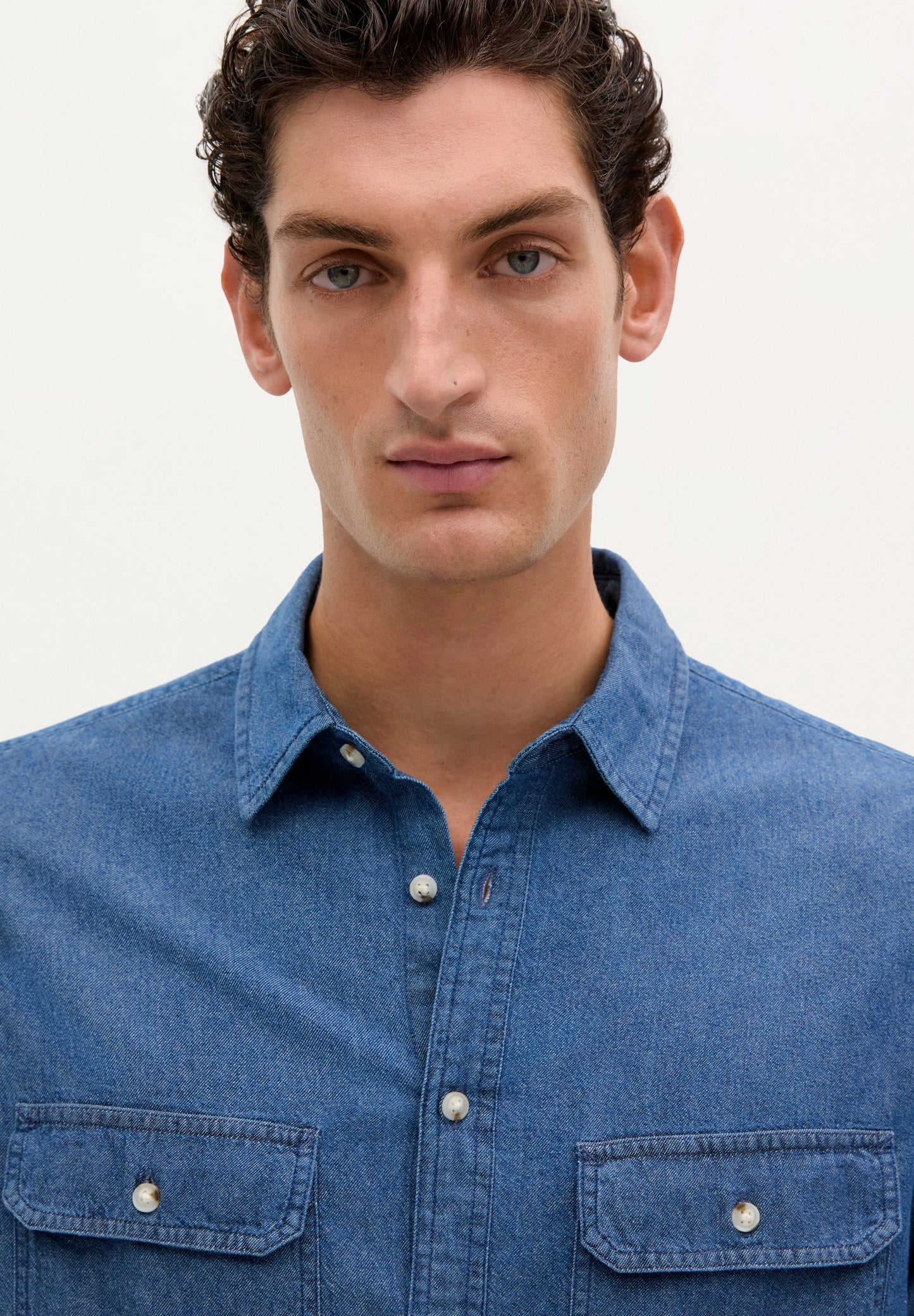 CHEMISE POCHES DENIM
