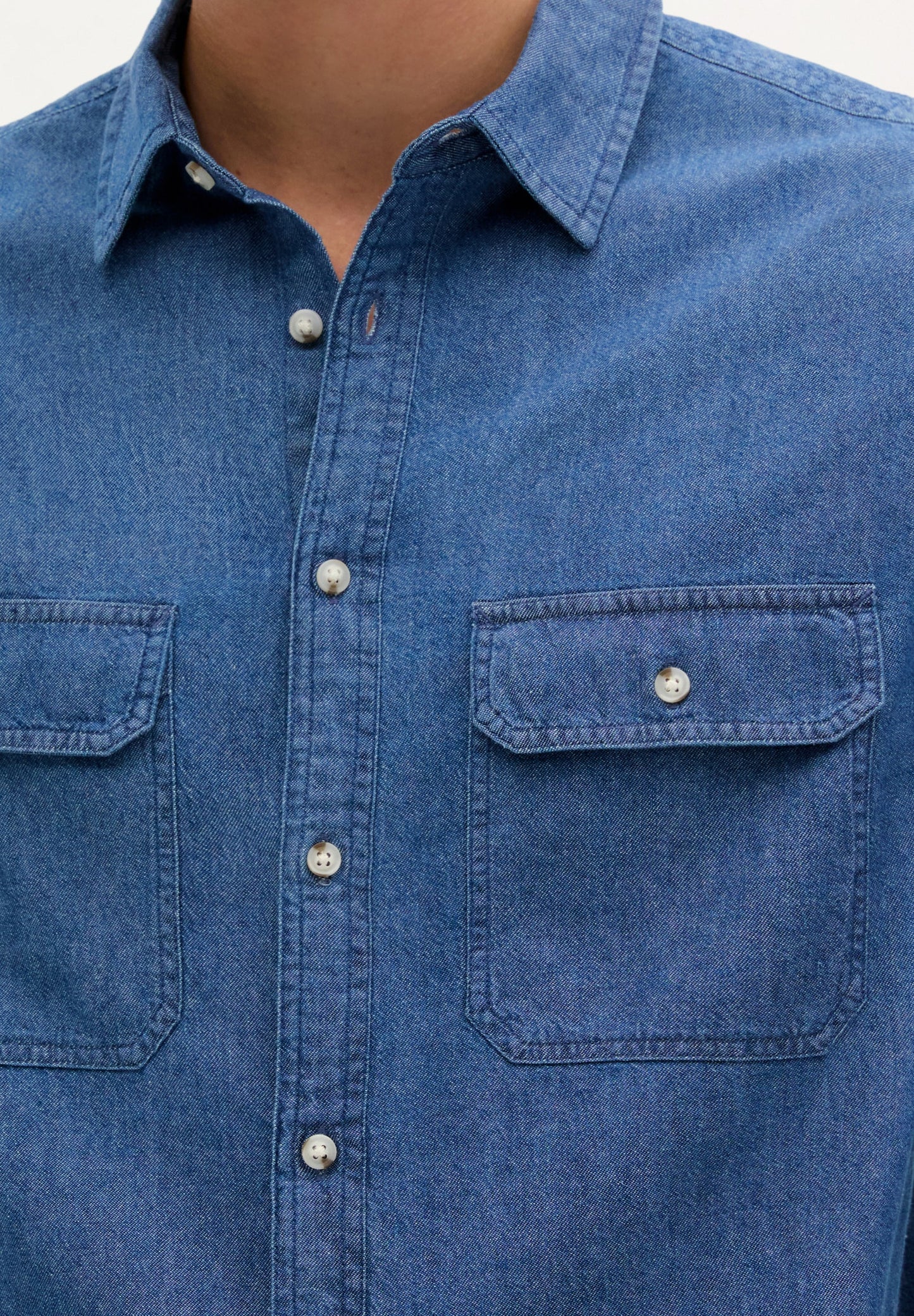 CHEMISE POCHES DENIM