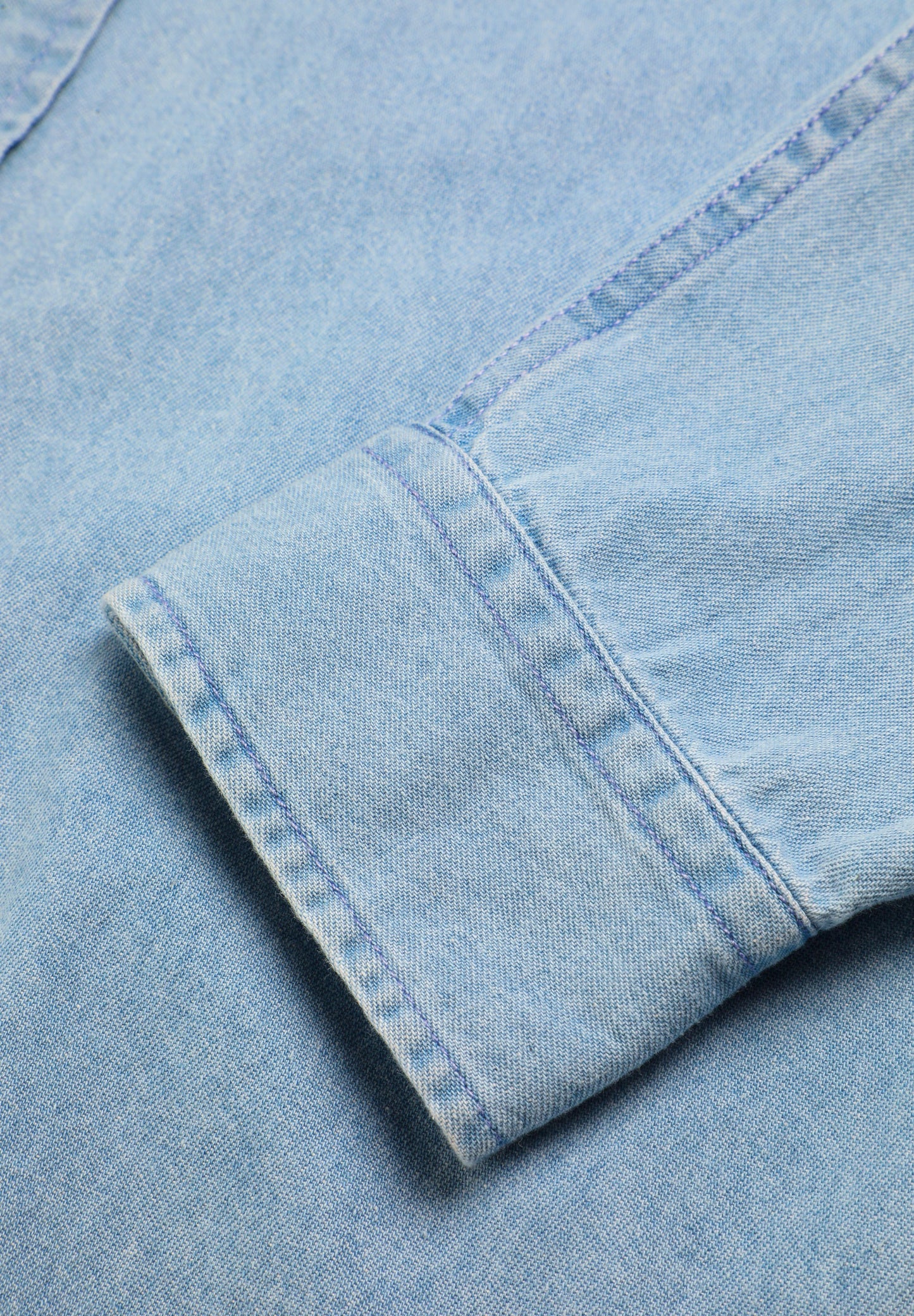 DENIM SHIRT WITH PATCH POCKET