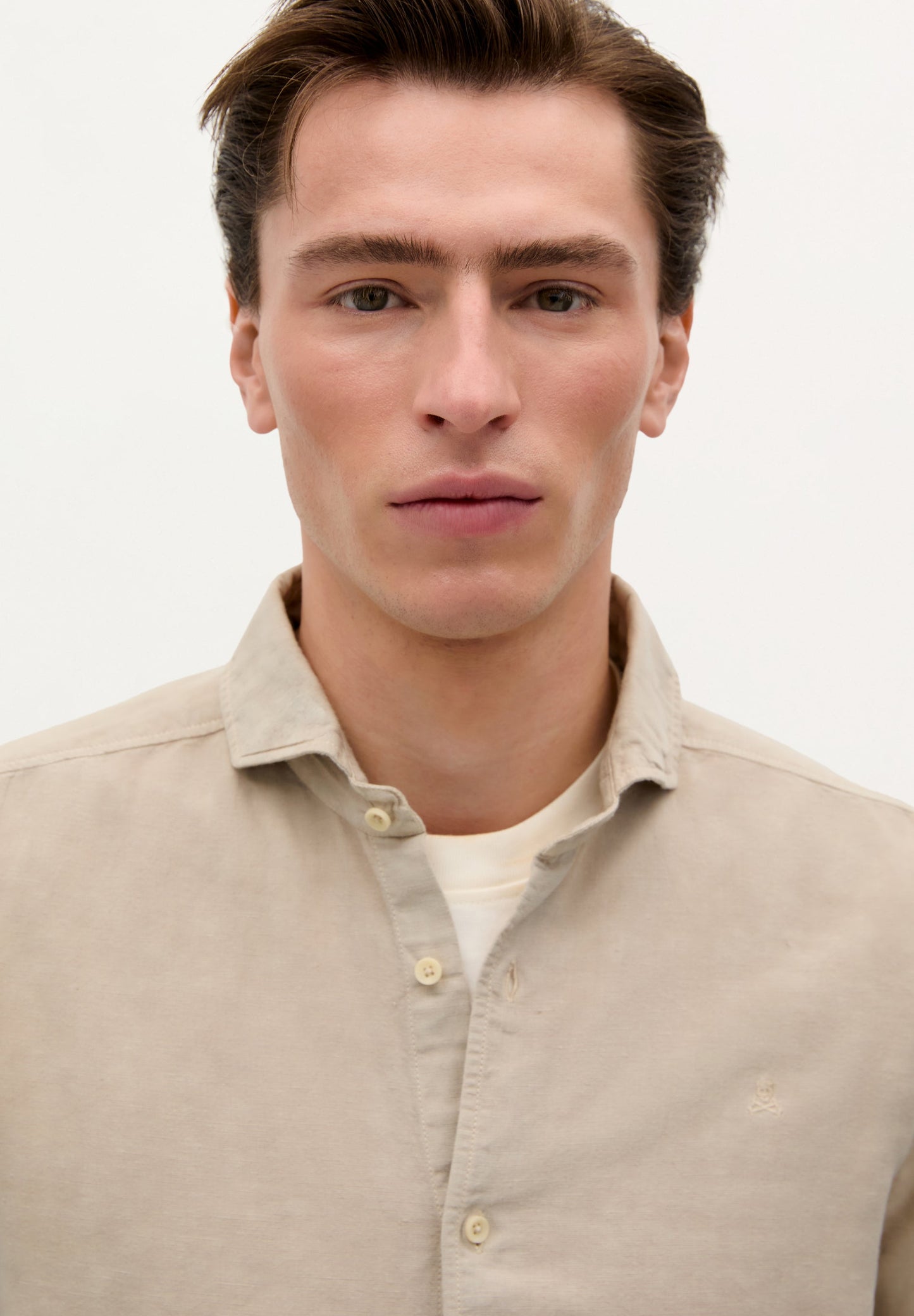 LINEN SKULL SHIRT