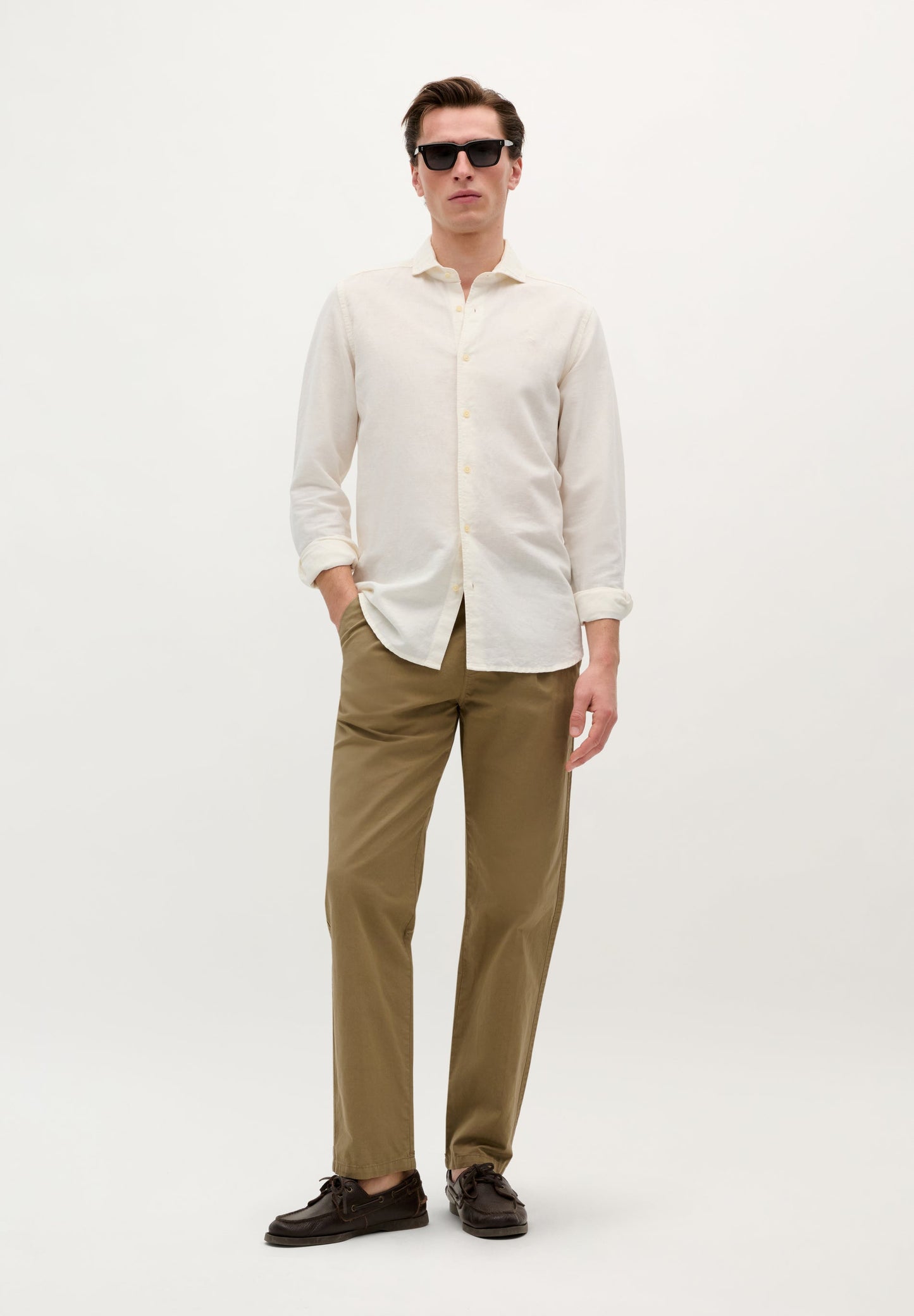 LINEN SKULL SHIRT