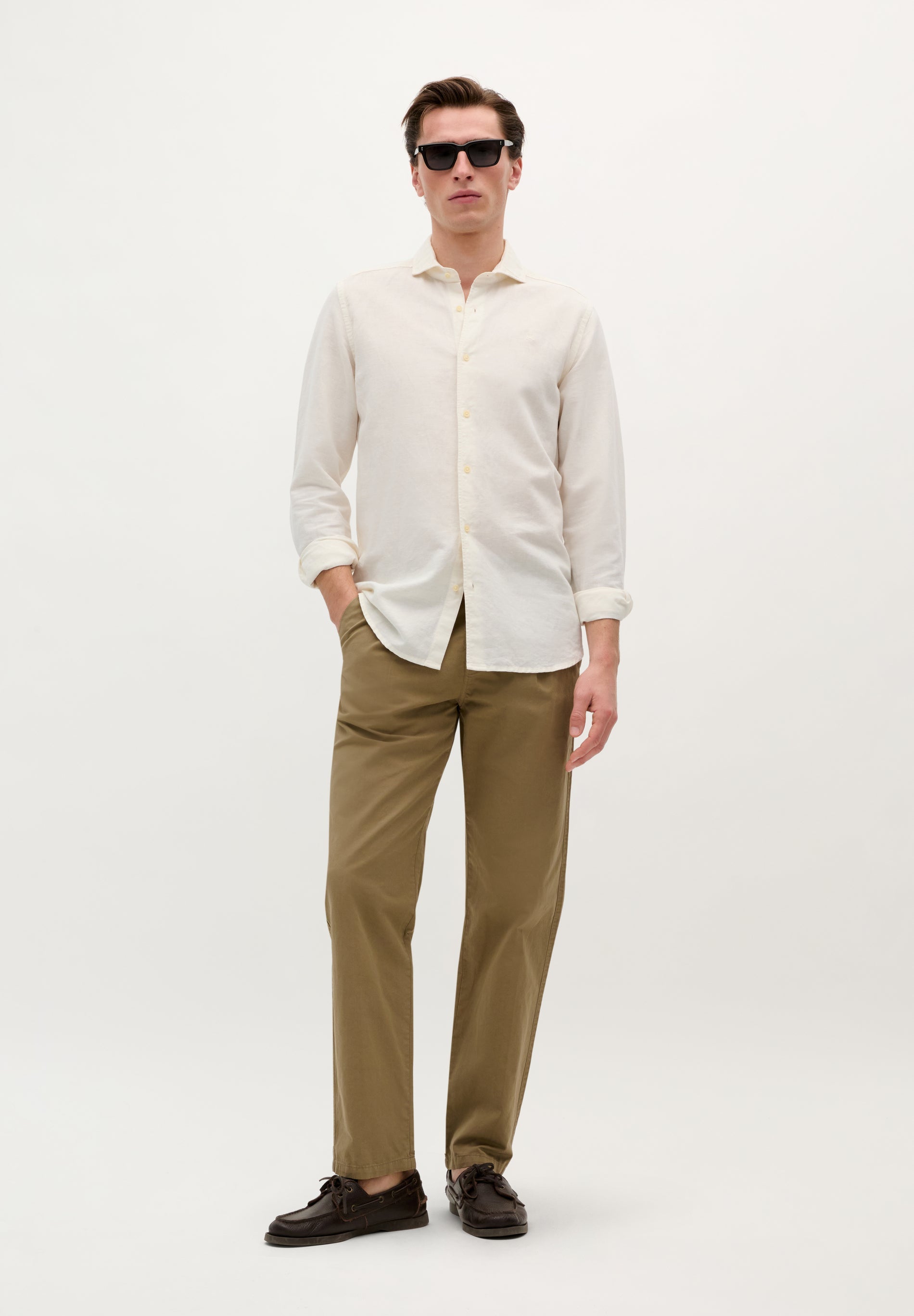 LINEN SKULL SHIRT