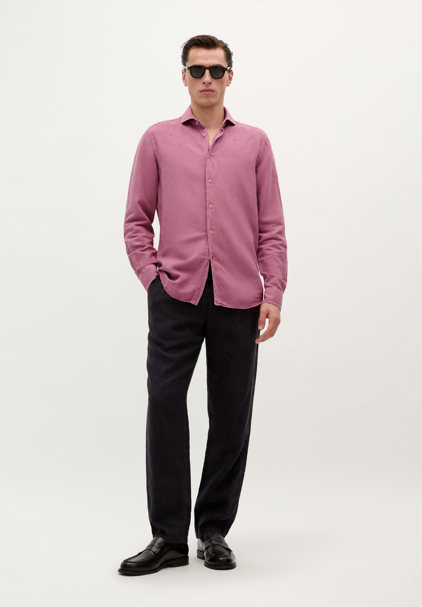 LINEN SKULL SHIRT