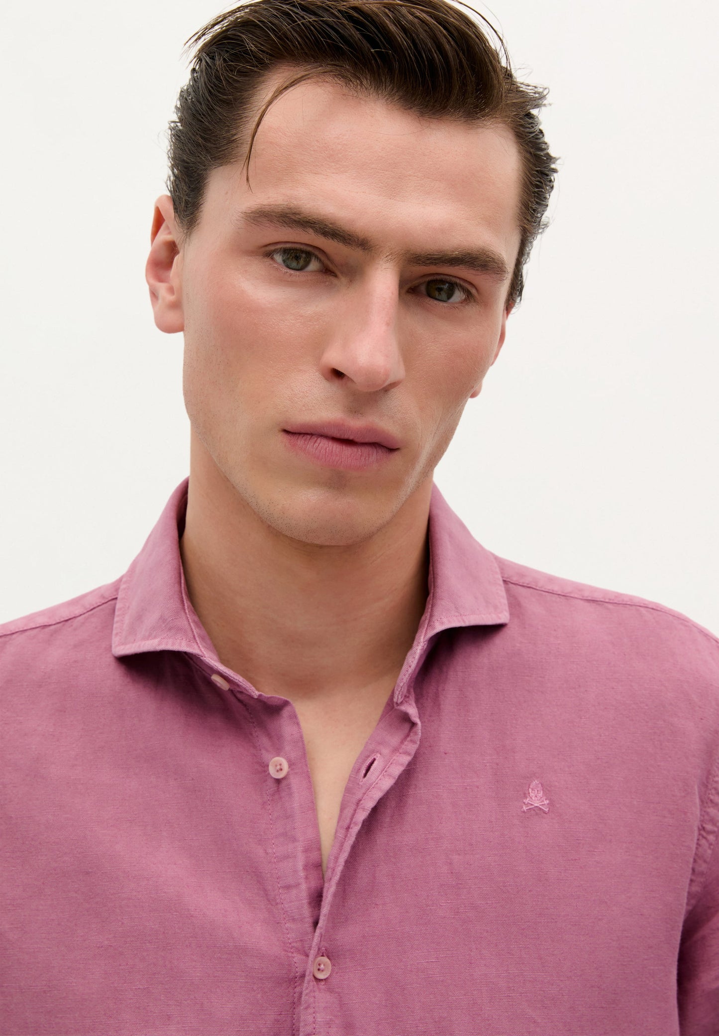 LINEN SKULL SHIRT