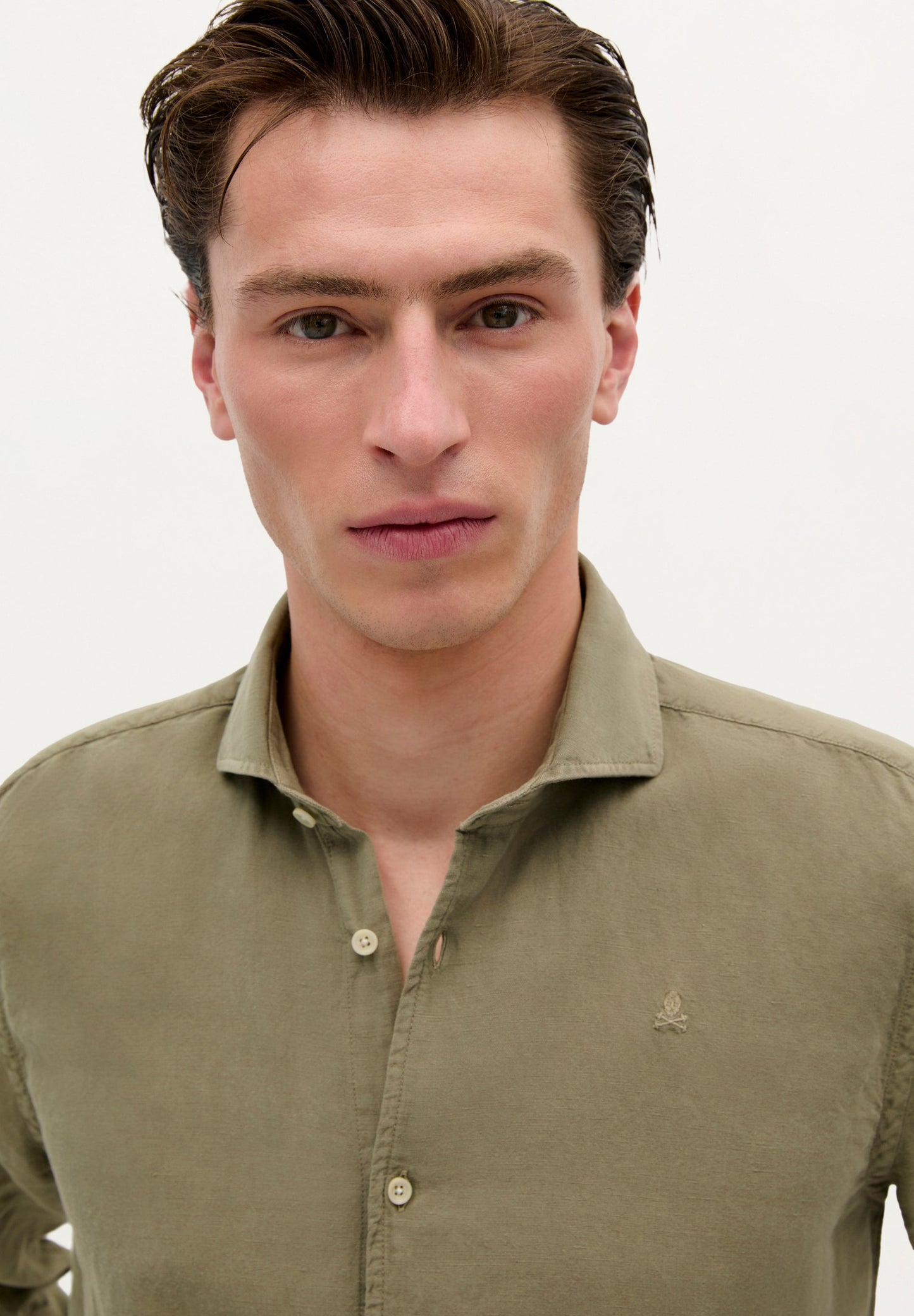 SCVINTAGE LINEN SE SHIRT
