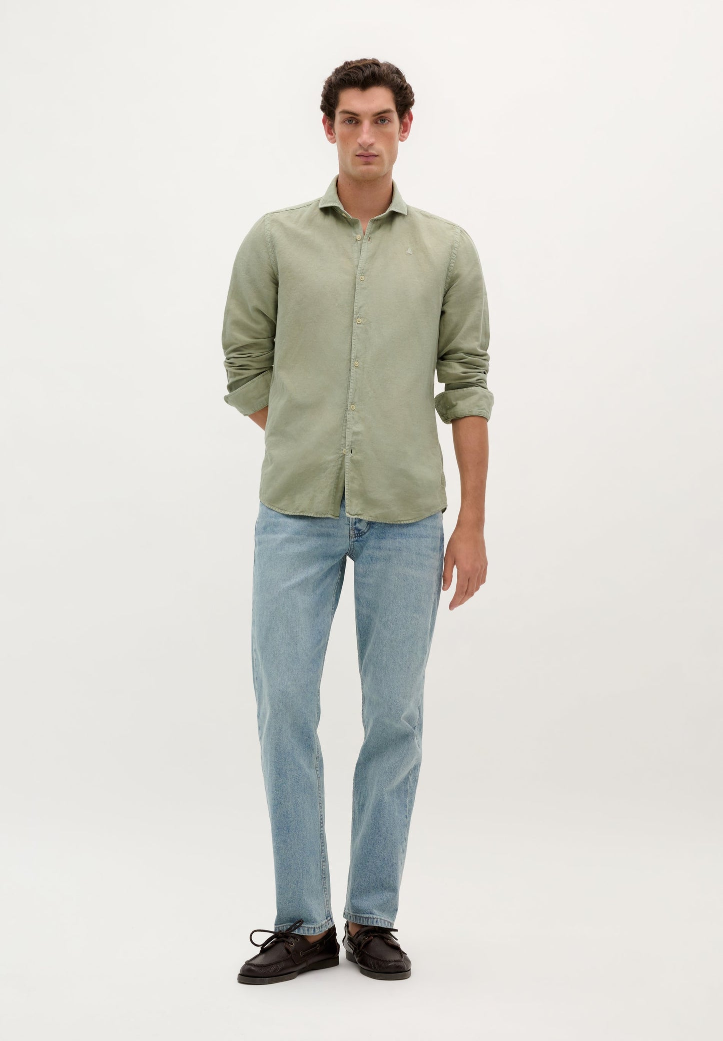 LINEN SKULL SHIRT