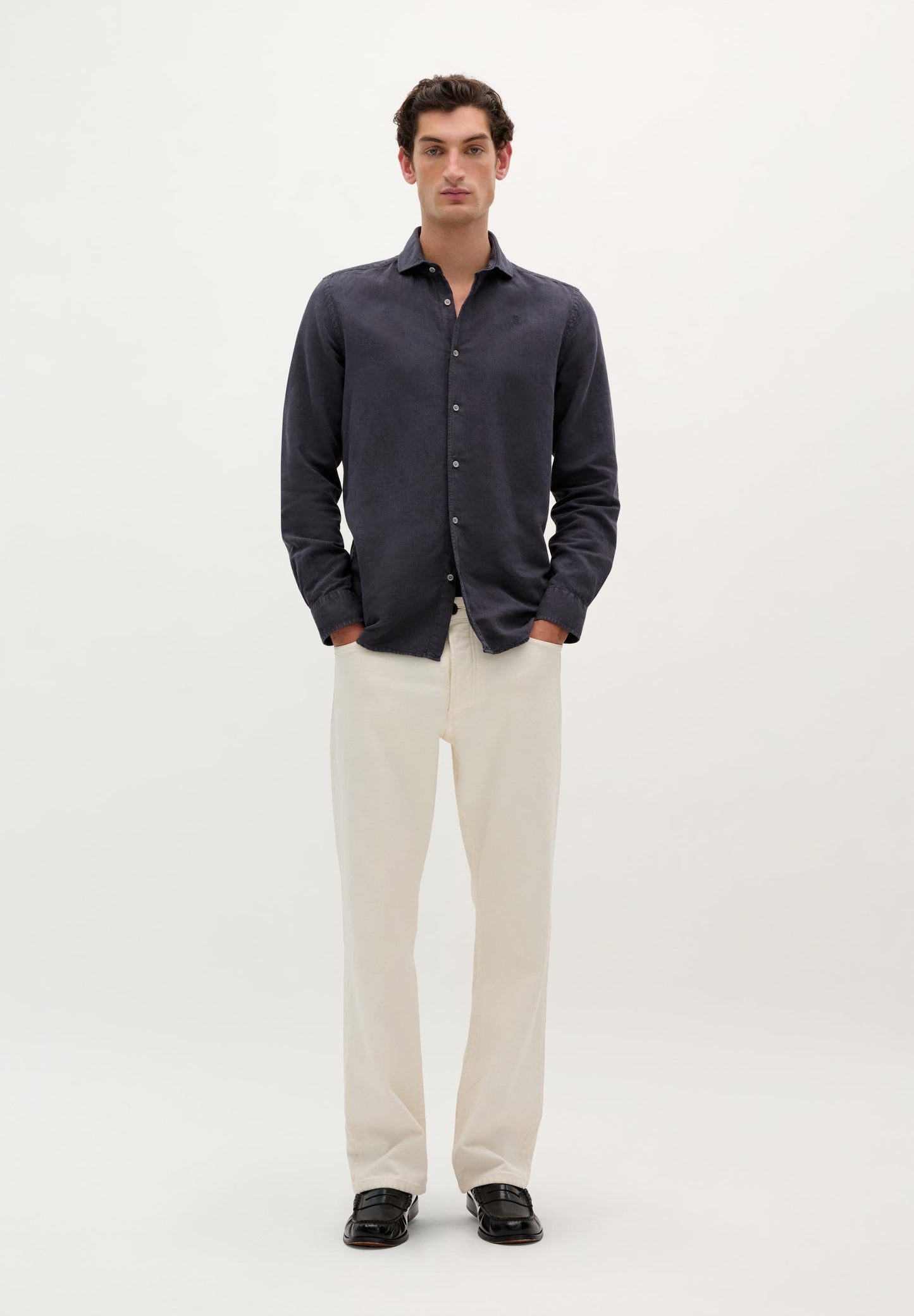 LINEN SKULL SHIRT